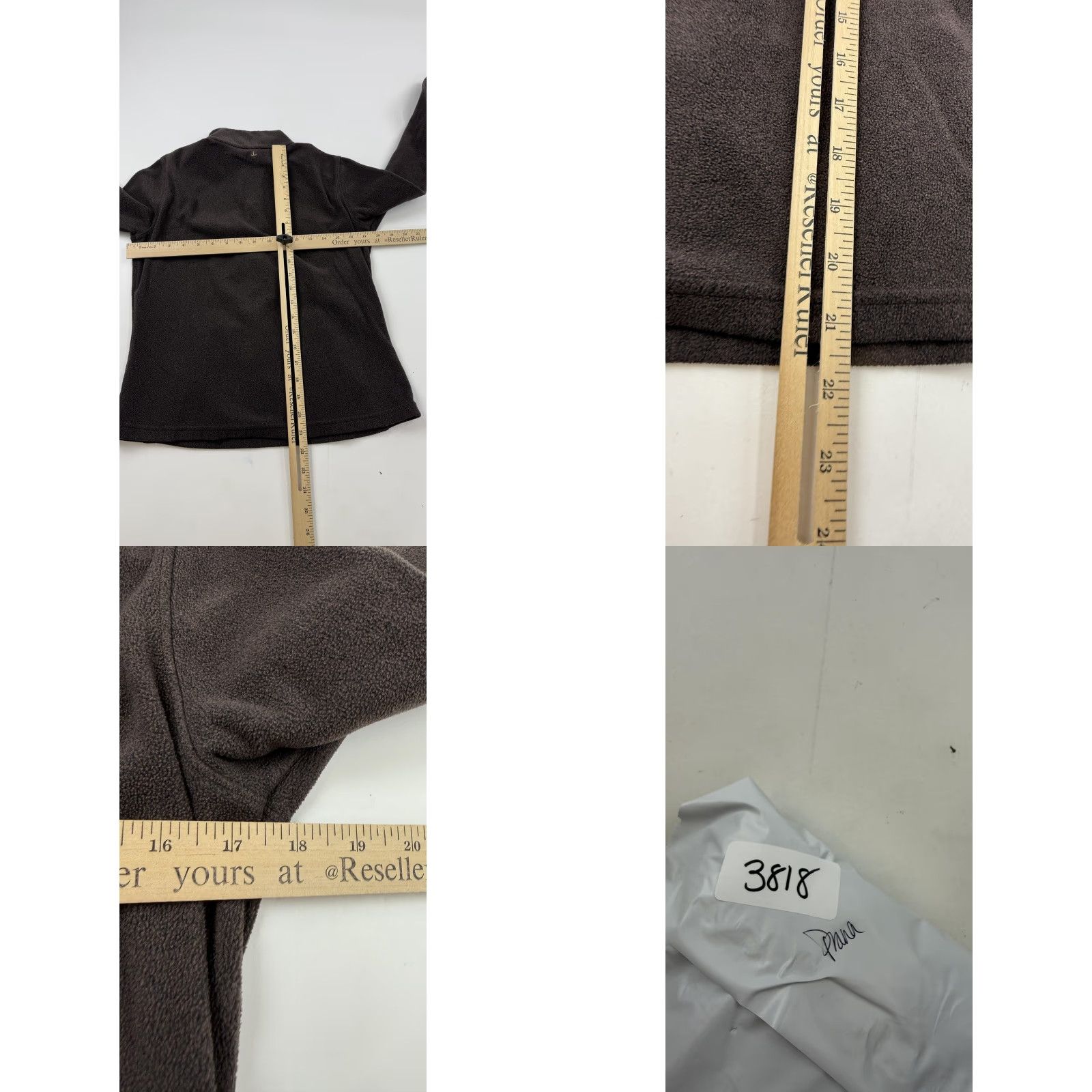 Prana prAna Pullover Womens Small Brown Fleece 1/4 Zip Mock Neck Hiking USA Made Vtg Size S / US 4 / IT 40 - 9 Thumbnail