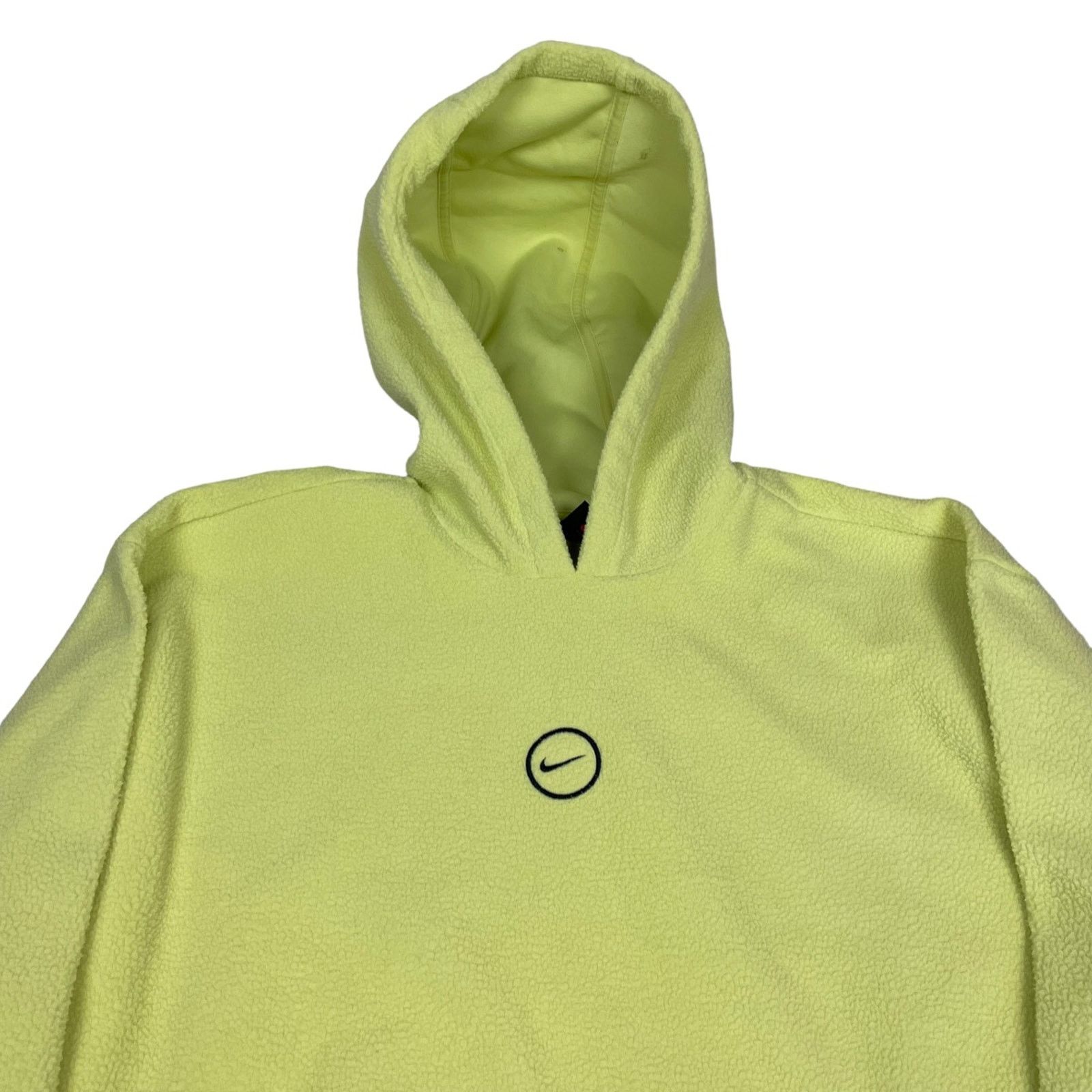 Nike × Vintage Nike Vintage Sherpa Central Swoosh hoodie Size US S / EU 44-46 / 1 - 6 Thumbnail