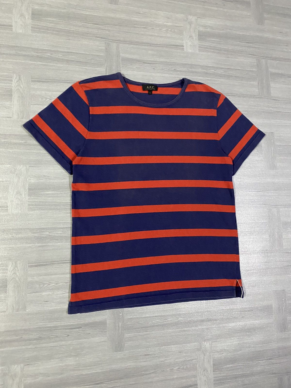A.P.C. A.P.C Striped Tee Size US M / EU 48-50 / 2 - 3 Thumbnail