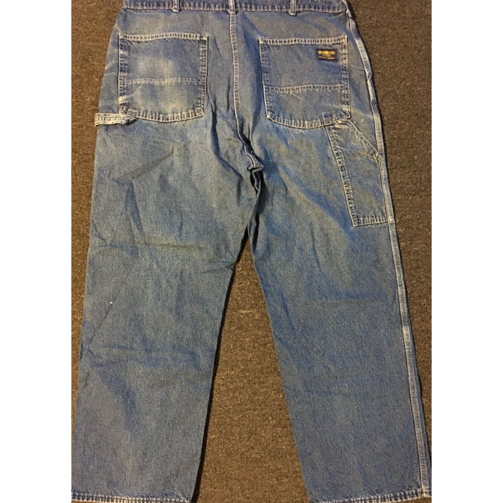 Vintage VINTAGE OshKosh B'gosh Union Made Jeans 38/29 Blue Men 60s 70s Distressed 80s 90s Grunge Punk Rockabilly Biker Workwear Conductor Talon Zipper USA Size US 38 / EU 54 - 2 Thumbnail