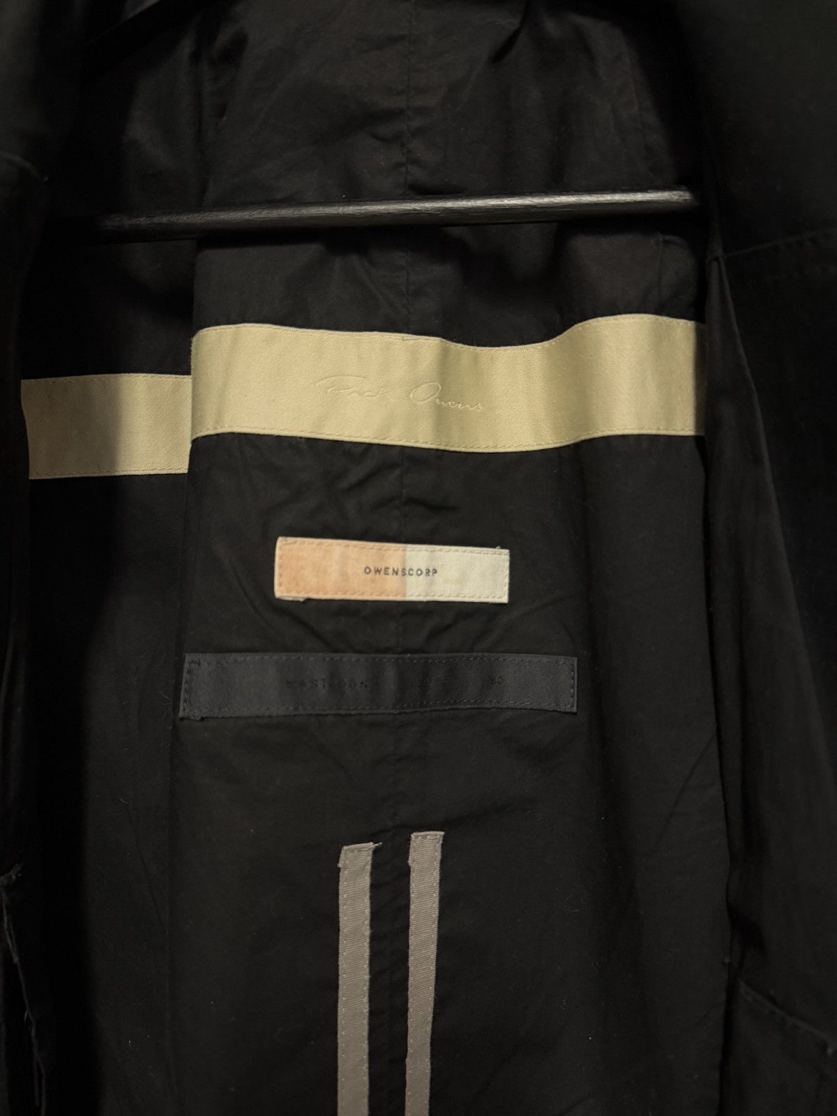 Rick Owens Owenscorp Moleskin Trench Coat Size US M / EU 48-50 / 2 - 4 Thumbnail