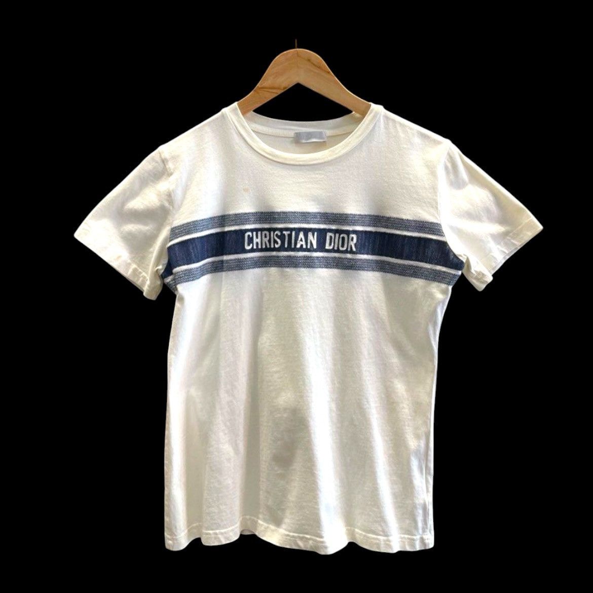 Dior DIOR CHRISTIAN DIOR SPELL OUT TSHIRT Size S / US 4 / IT 40 - 1 Thumbnail