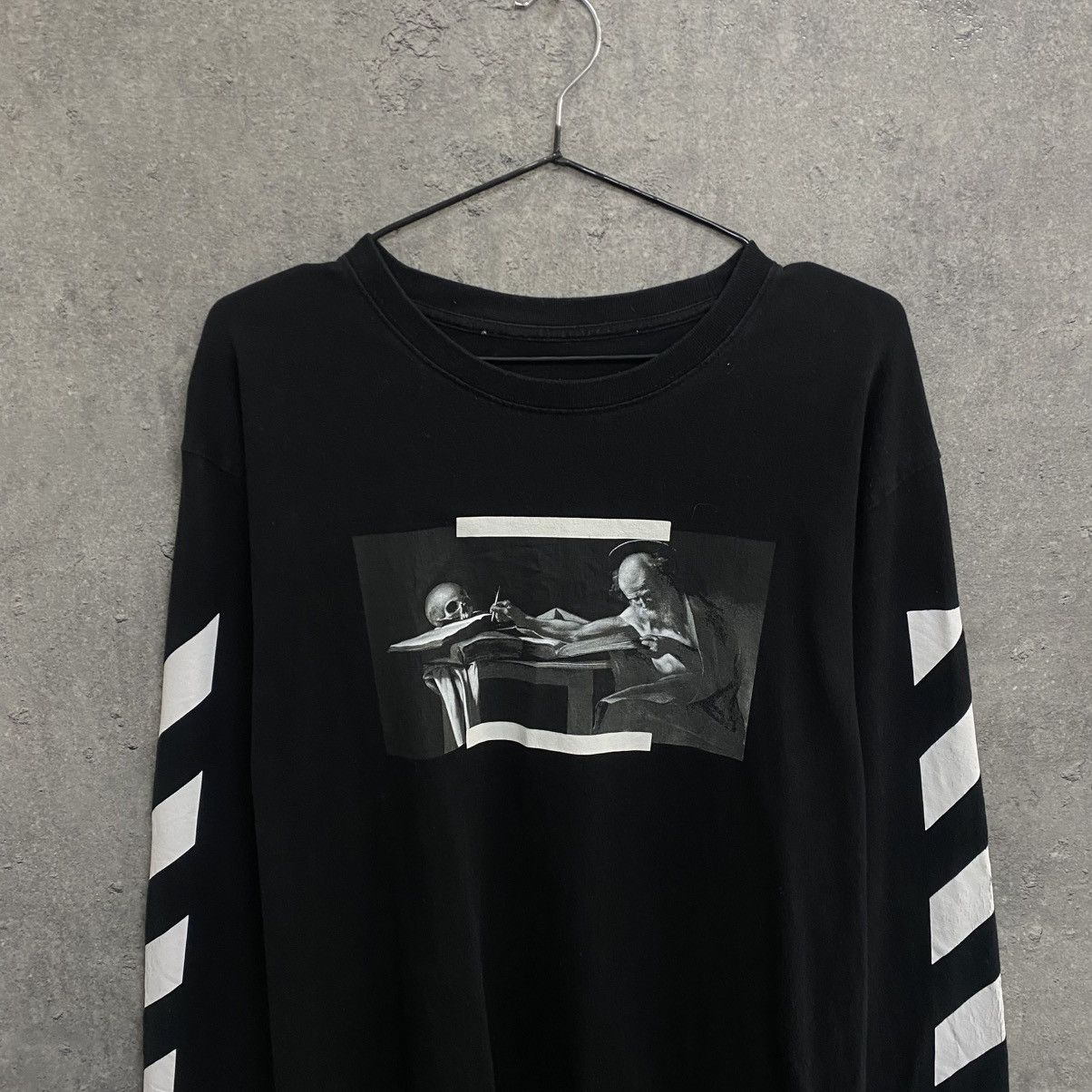 Off-White Off White Caravaggio Long Sleeve T-Shirt Size US XL / EU 56 / 4 - 4 Thumbnail