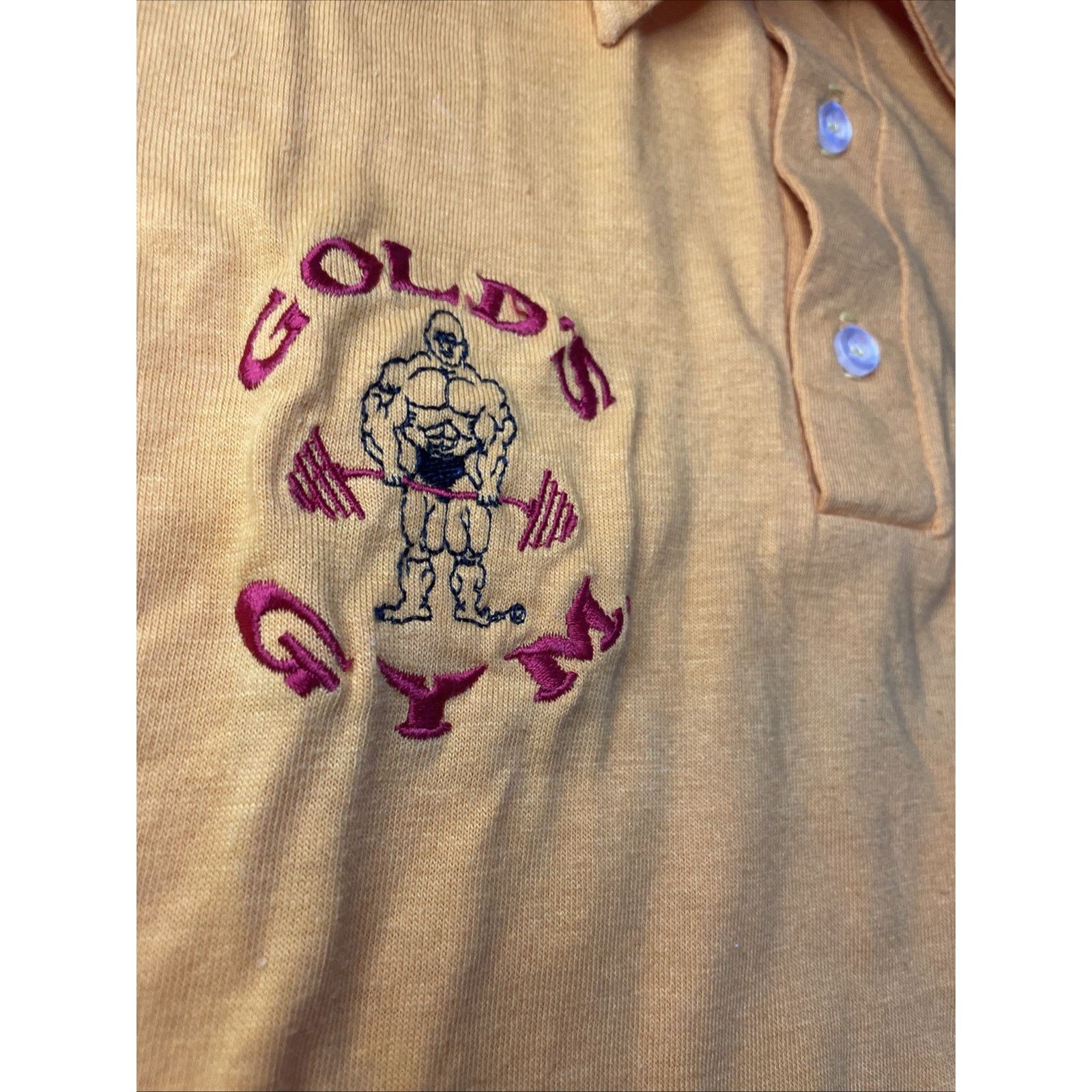 Other Vintage Stedman Label GOLD's GYM Bodybuilding Embroidered SM Size US S / EU 44-46 / 1 - 4 Thumbnail