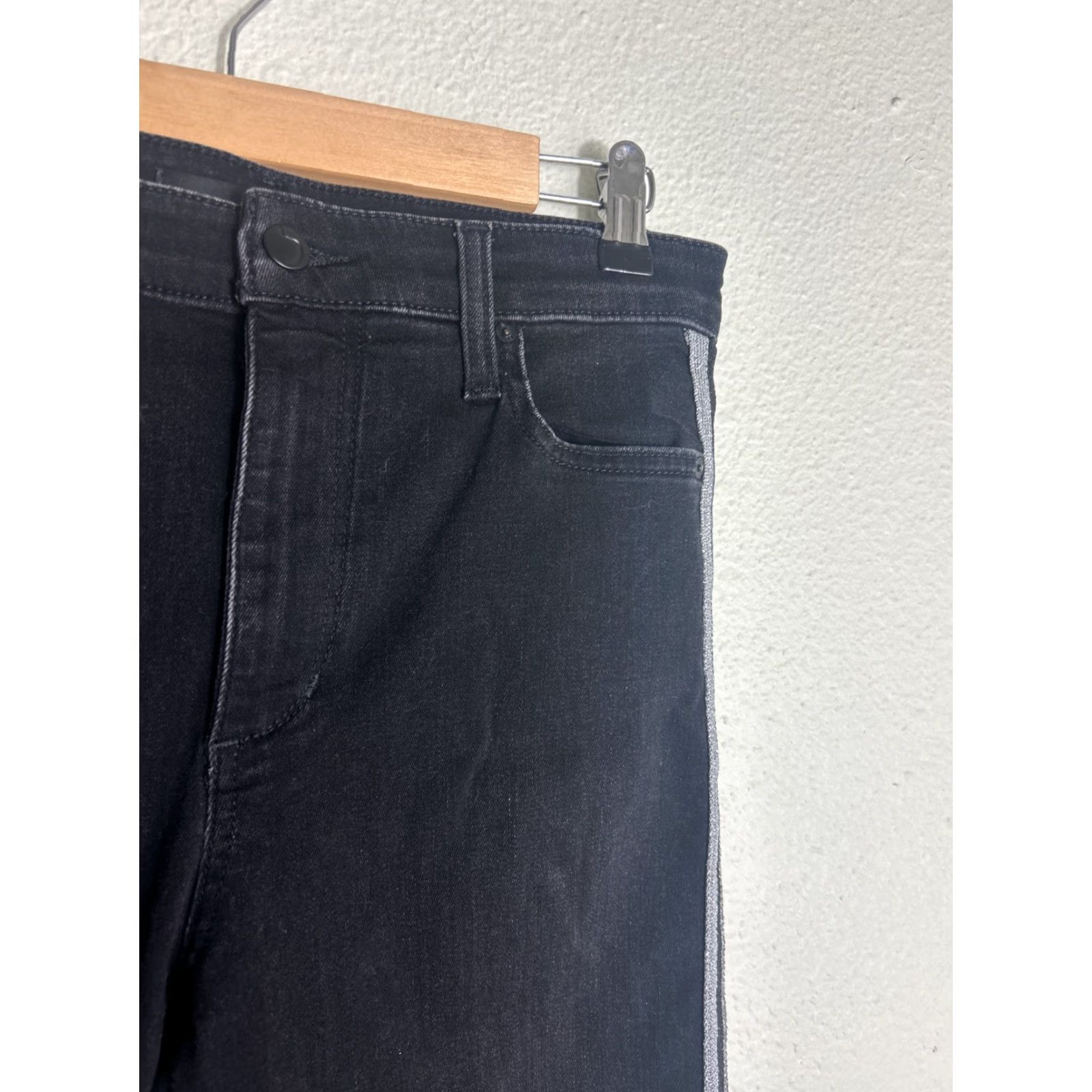 Vintage Joe's Jeans Womens Jeans 28x28 Flawless The Charlie Black High Rise Skinny Ankle Piping Size 28" / US 6 / IT 42 - 5 Thumbnail