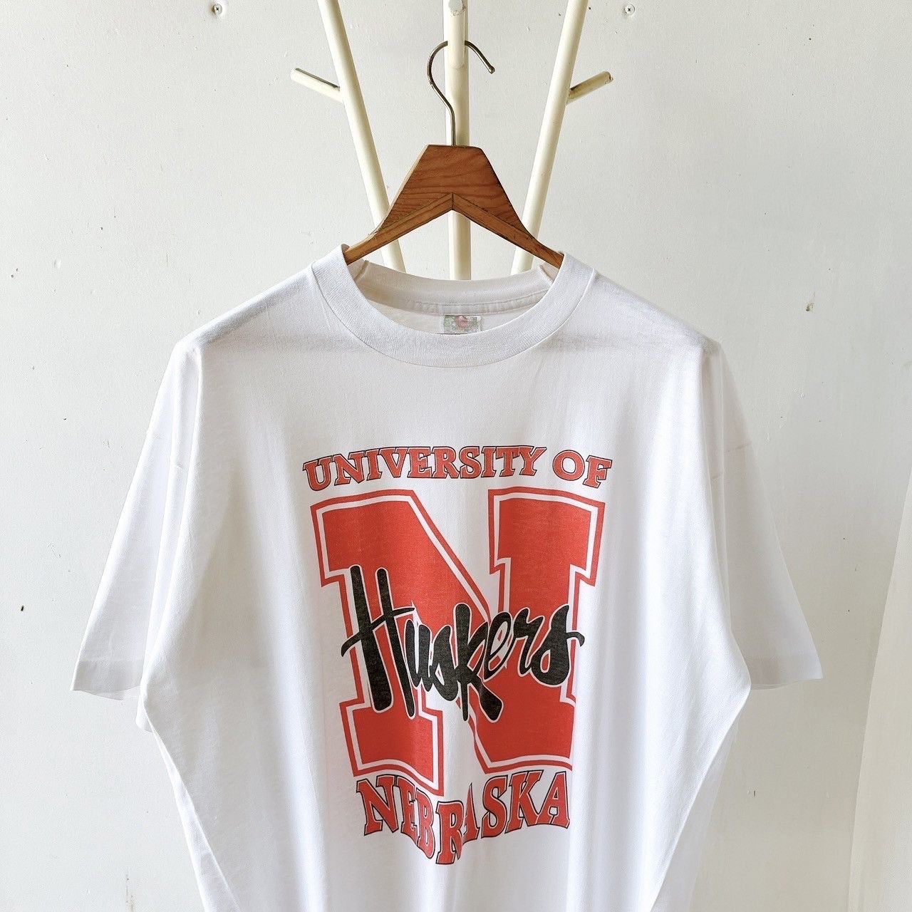 Vintage 90s University of Nebraska huskers t-shirt/ XL Size US XL / EU 56 / 4 - 3 Thumbnail