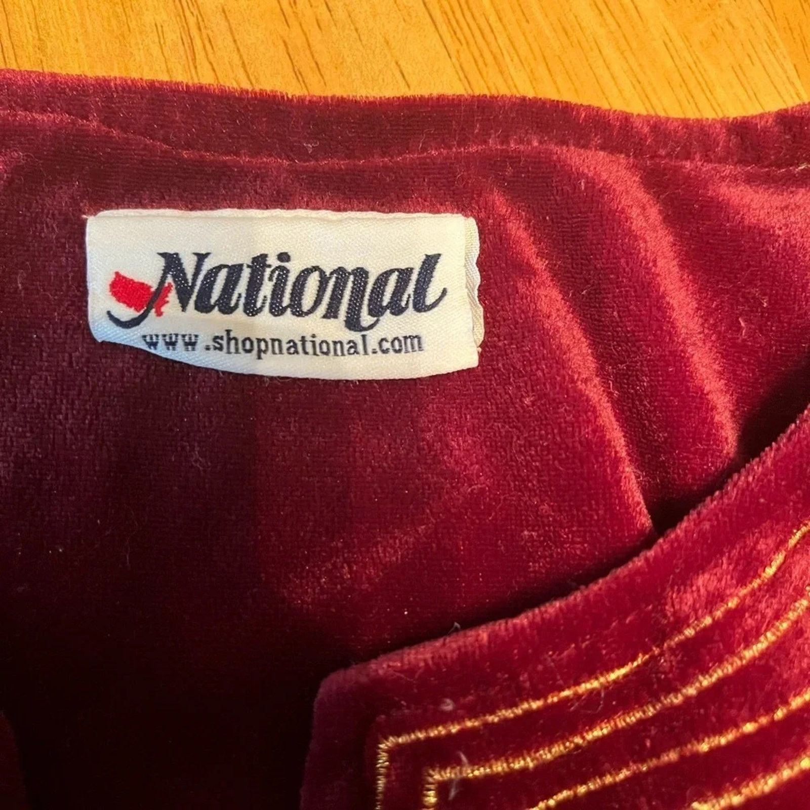The Unbranded Brand National vintage long velour caftan robe, medium to large Size M / US 6-8 / IT 42-44 - 3 Thumbnail