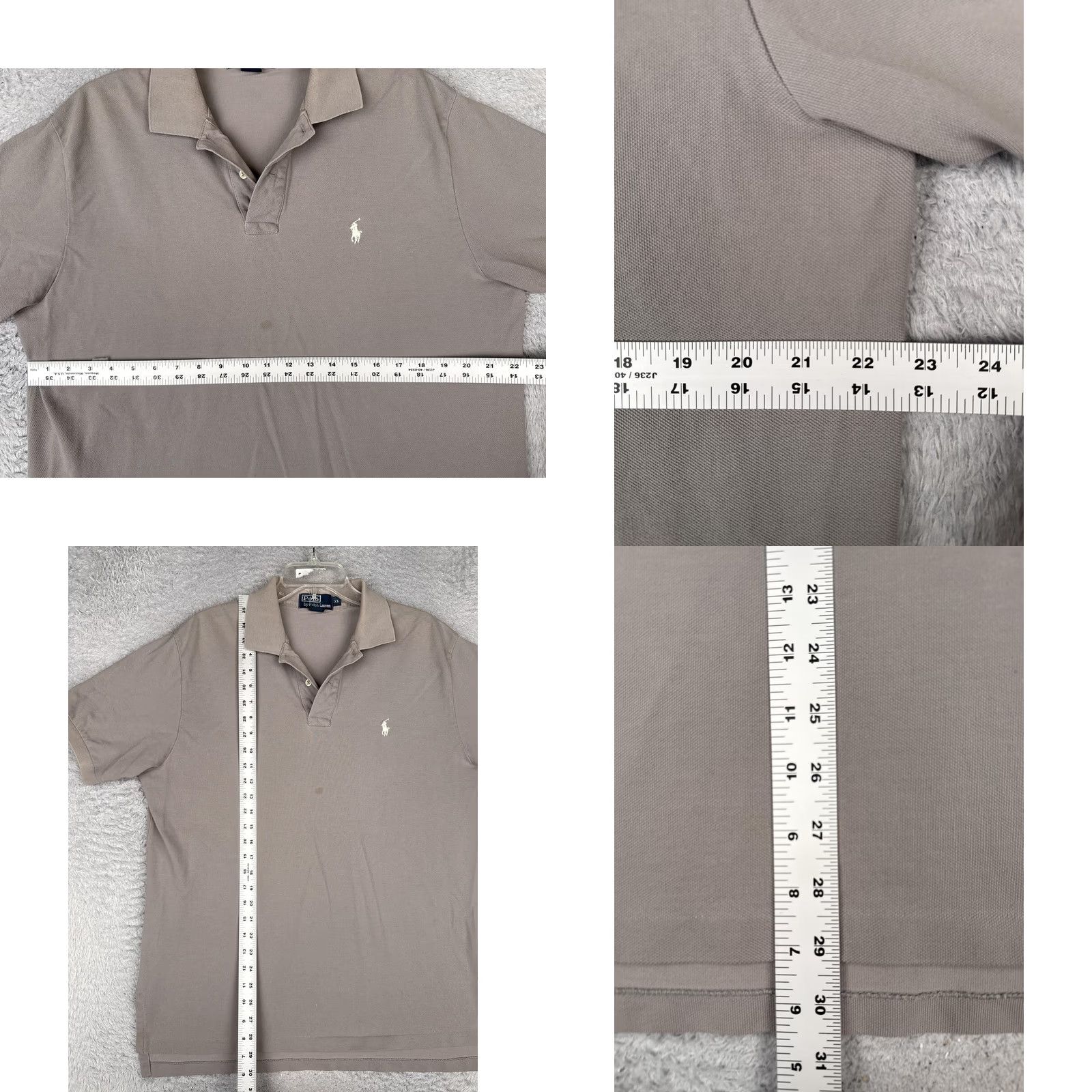 Polo Ralph Lauren Polo Ralph Lauren Polo Shirt Mens XL Brown 100% Cotton Short Sleeve Logo Casual Vintage? Size US XL / EU 56 / 4 - 8 Thumbnail
