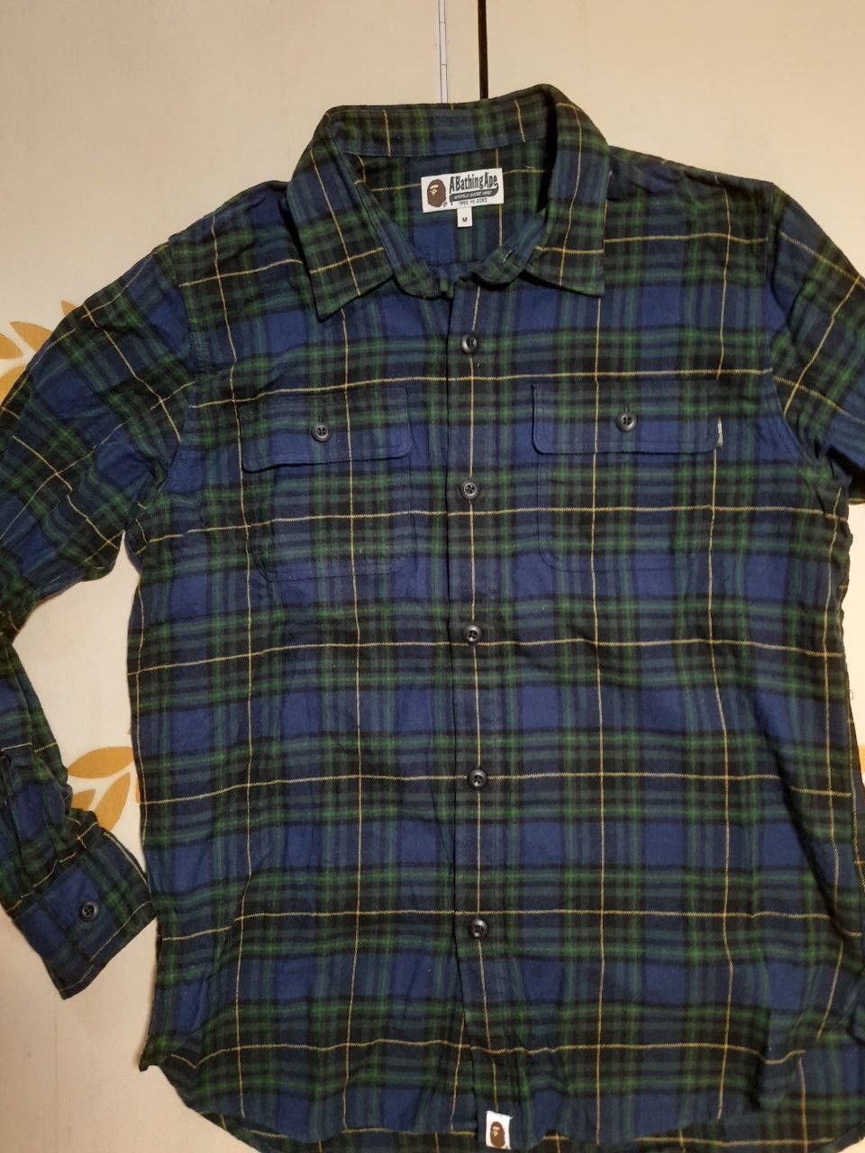 Bape Shark Flannel Shirt Size US M / EU 48-50 / 2 - 3 Thumbnail
