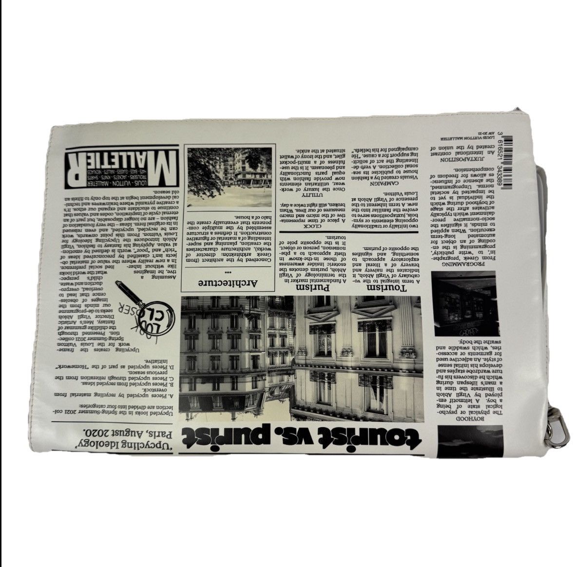 Louis Vuitton TOURIST VS. PURIST 2021 NEWSPAPER CLUTCH Size ONE SIZE - 2 Thumbnail