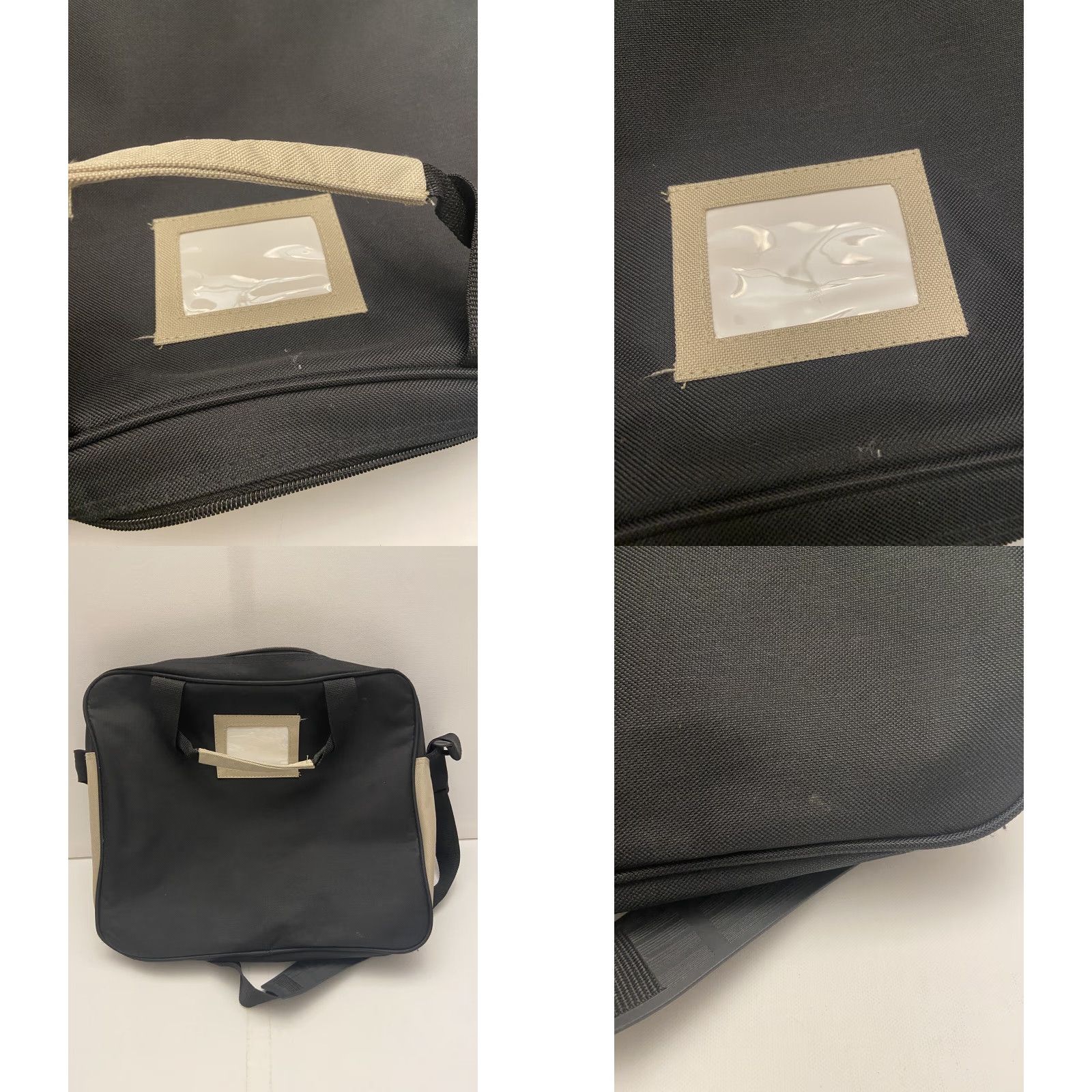 Vintage VINTAGE Satchel Tote Bag Unisex Adults Black Cotton Crossbody Size ONE SIZE - 8 Thumbnail