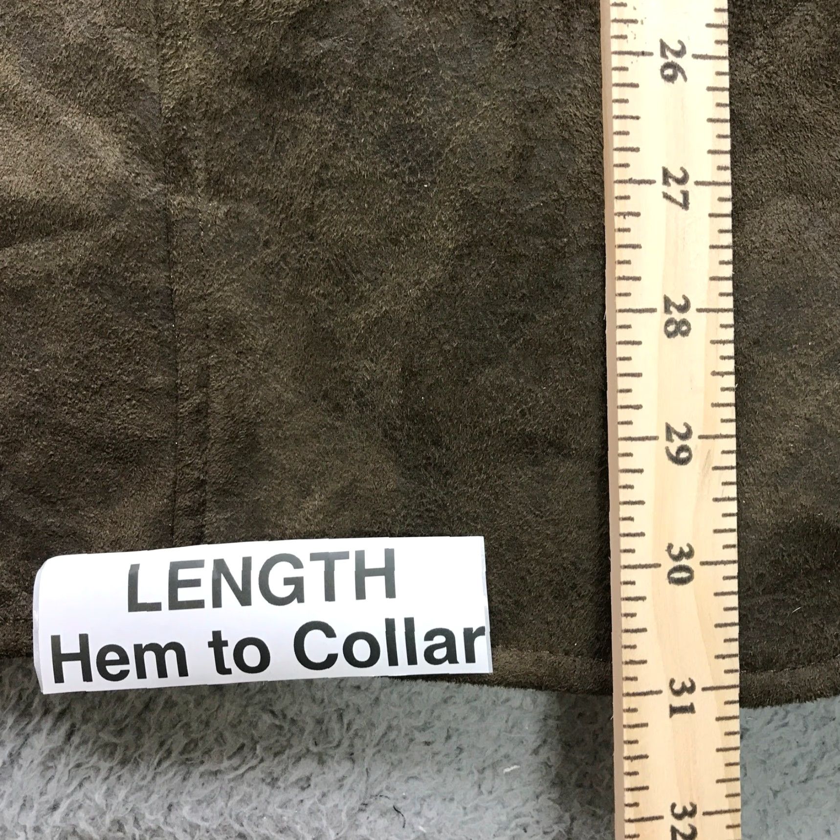 Sam Edelman Sam Edelman Wool Blend Sherpa Collar Coat Jacket Womens M Green Wool Blend Overcoat Long Sleeve Zip Size M / US 6-8 / IT 42-44 - 5 Thumbnail