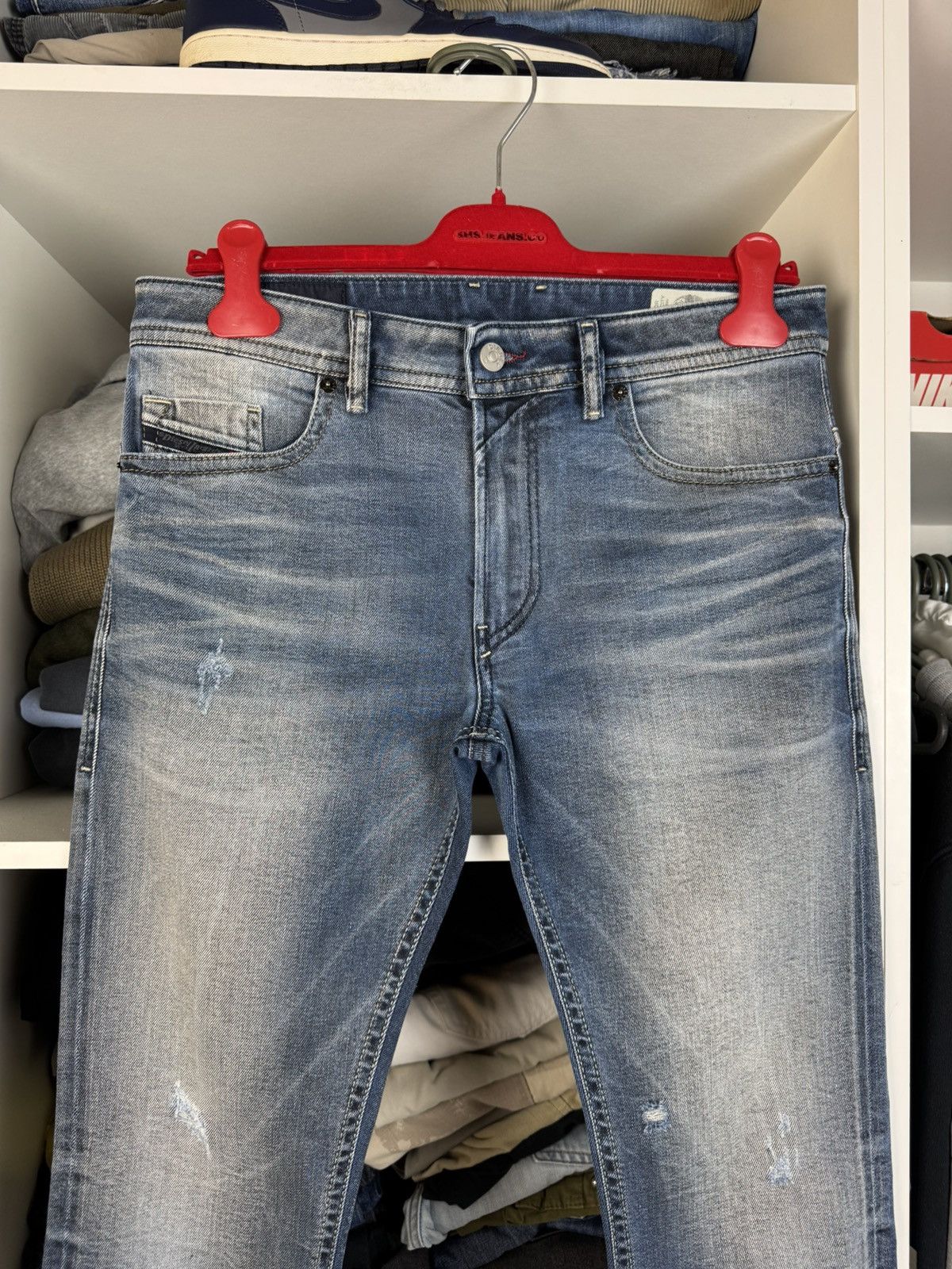 Diesel Diesel Thommer Slim-Skinny Distressed Denim Jeans Size US 31 - 2 Thumbnail