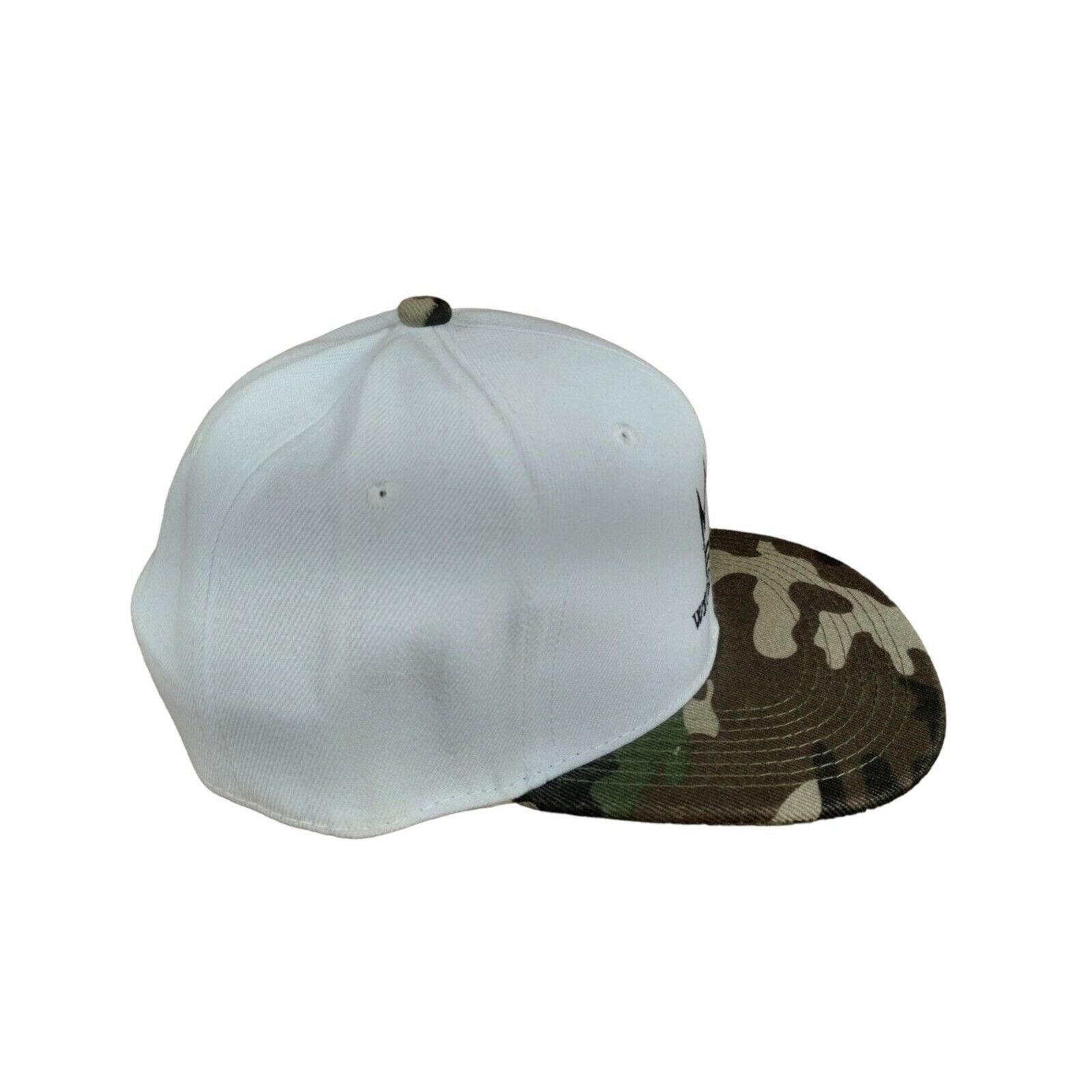 Other Crown Wsted Youth Classic Snapback Baseball Cap White and Ca Size ONE SIZE - 5 Thumbnail