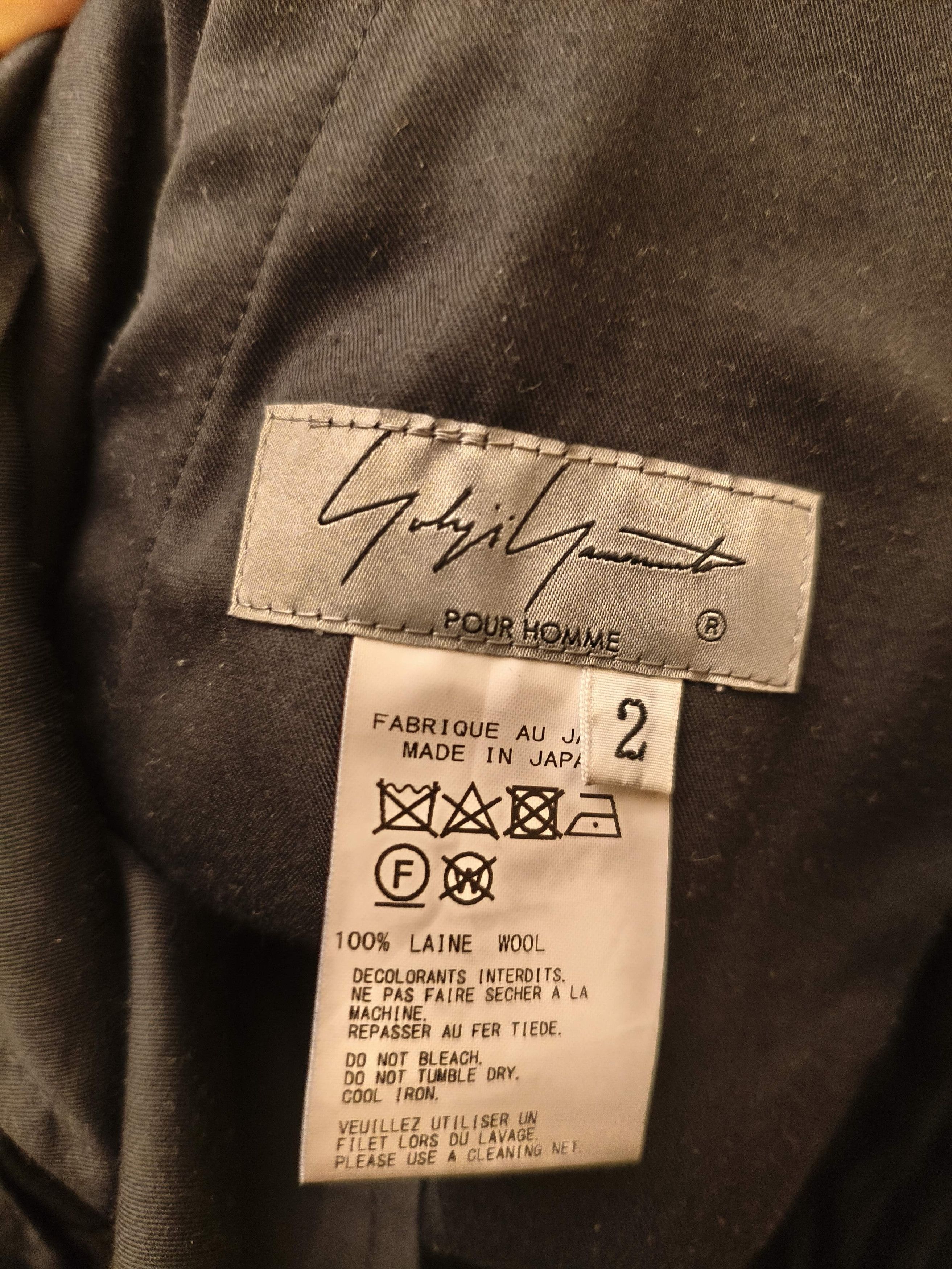 Yohji Yamamoto Yohji Yamamoto Fall Winter 2021 wool cropped trousers japan Size US 30 / EU 46 - 4 Thumbnail