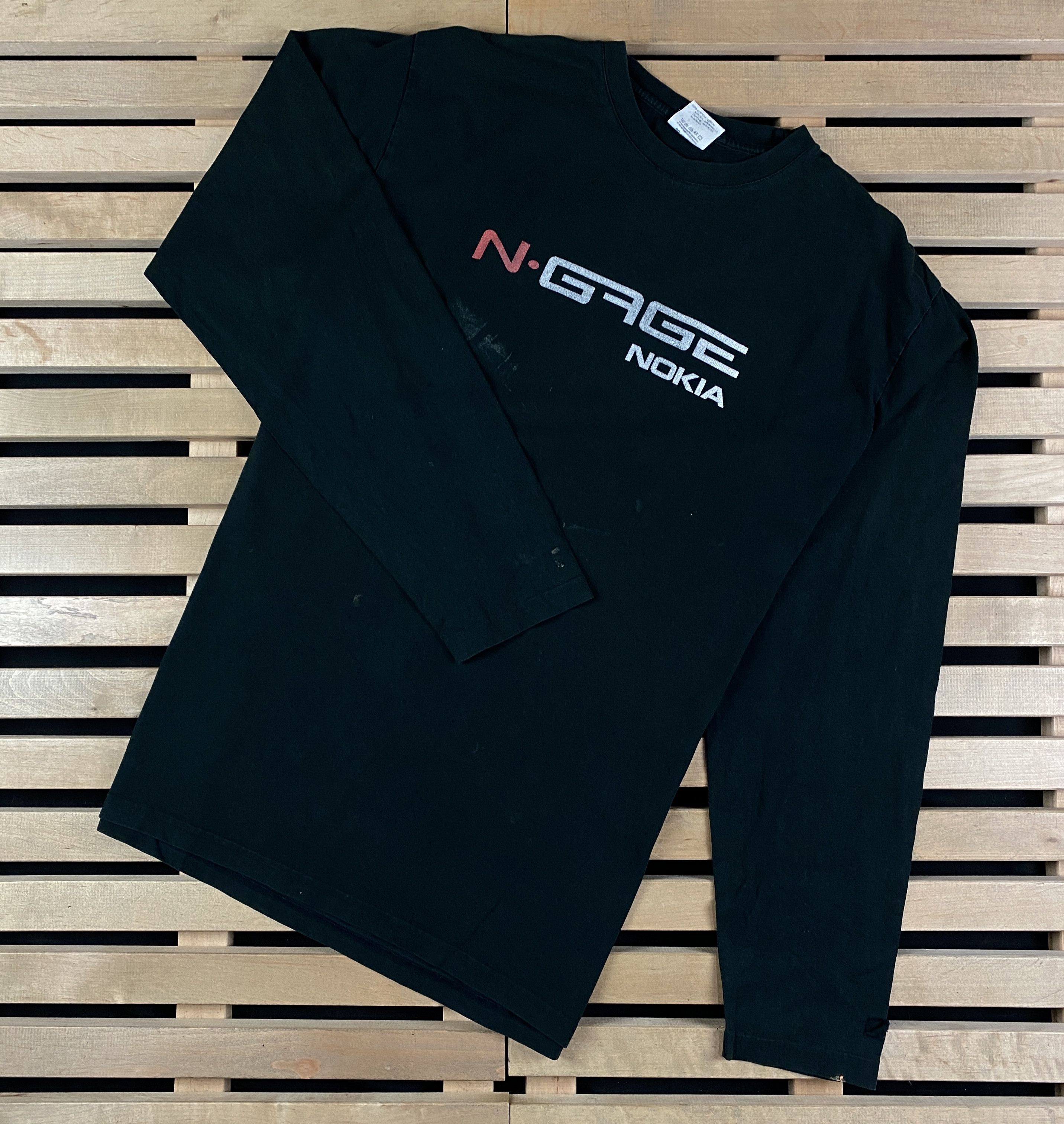 Playstation × Vintage Mens Vintage Long Sleeve T-Shirt N-Gage Nokia Size XL Size US XL / EU 56 / 4 - 1 Thumbnail