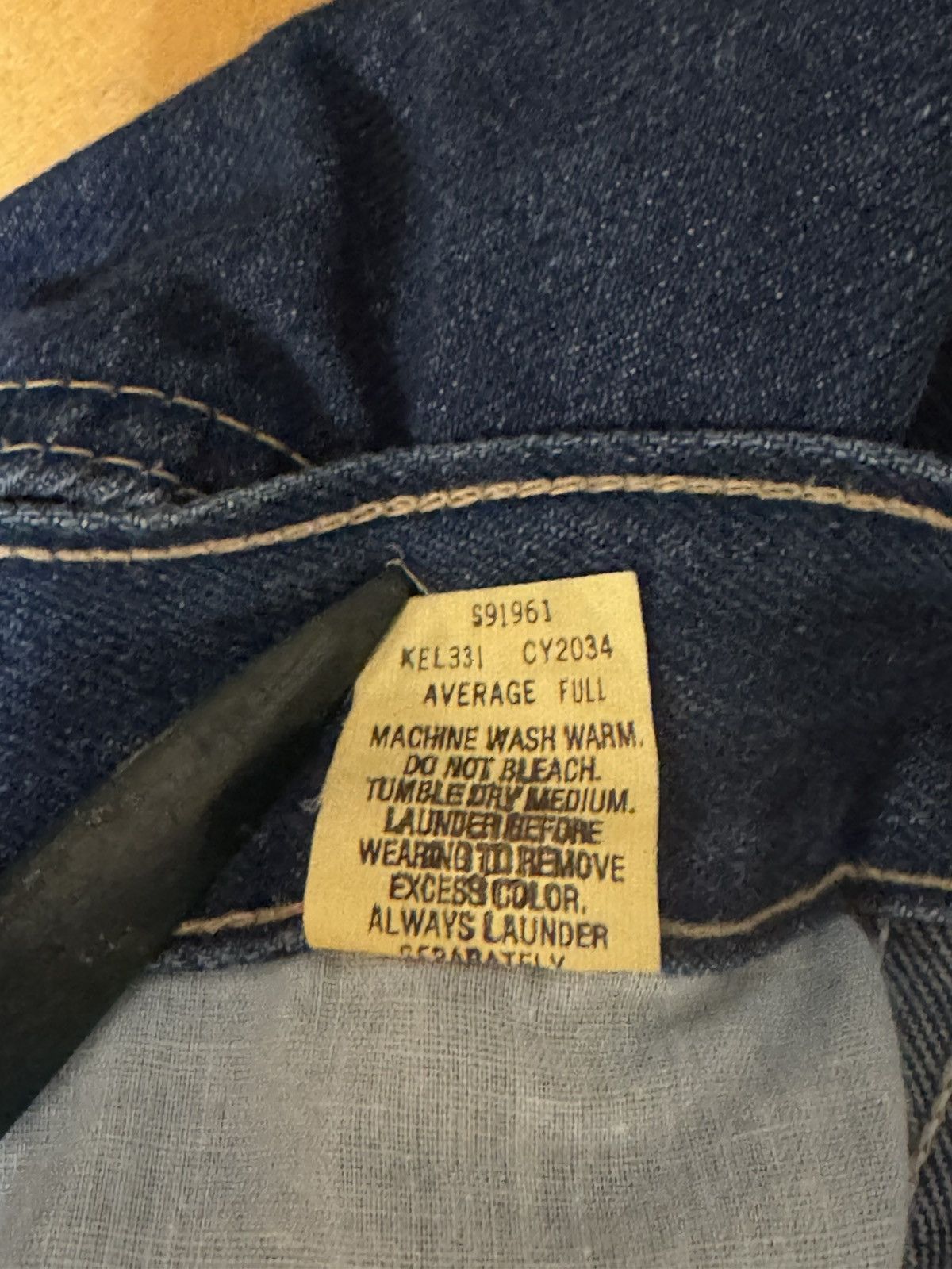 Sears Vintage 80s Sears High Waisted Boot Cut Medium Wash Jeans 16 Size 38" / US 16 / IT 52 - 7 Thumbnail