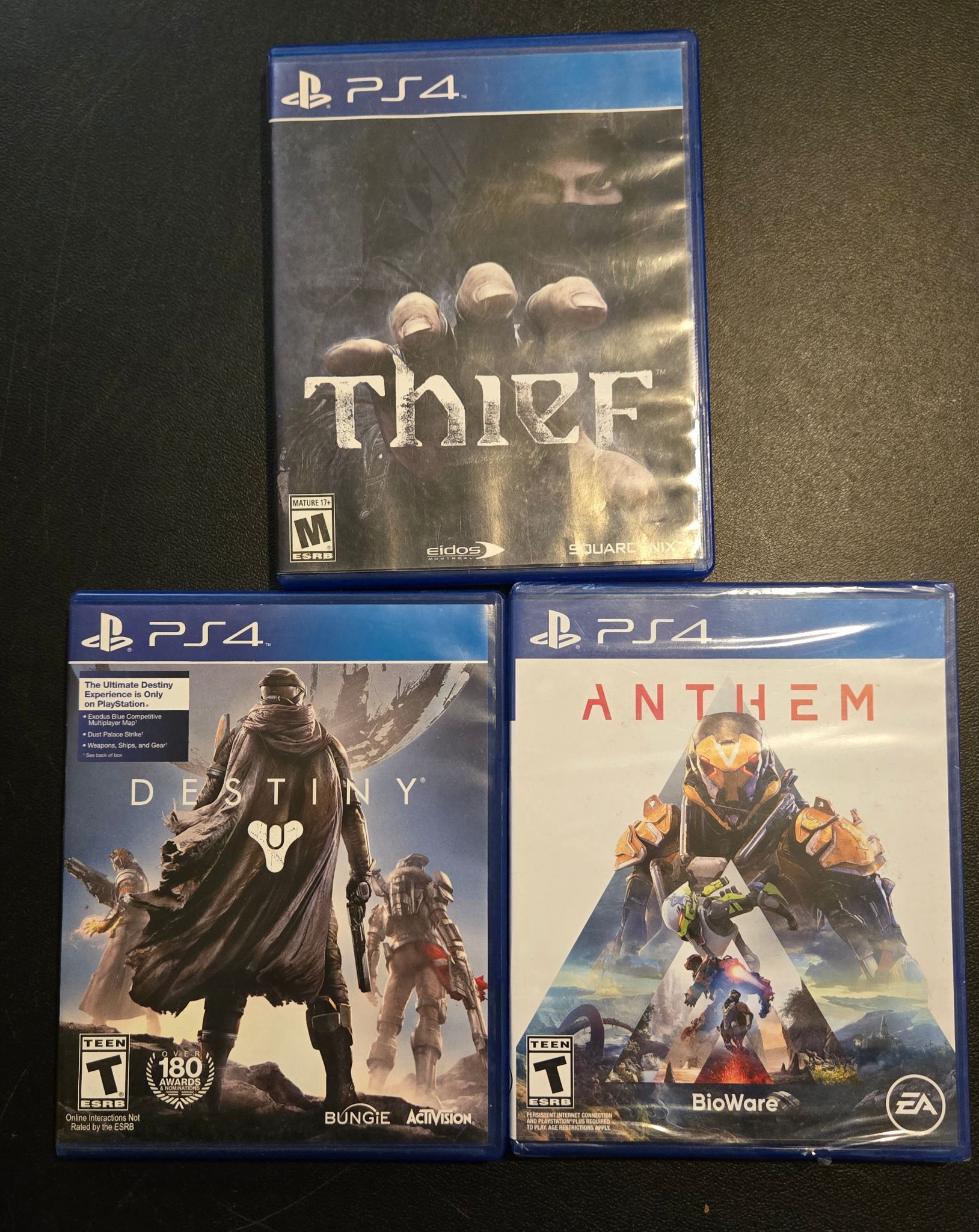 Sony Destiny Thief Used - Anthem (NIB) - PS4 Game Lot Activision Size ONE SIZE - 1 Thumbnail