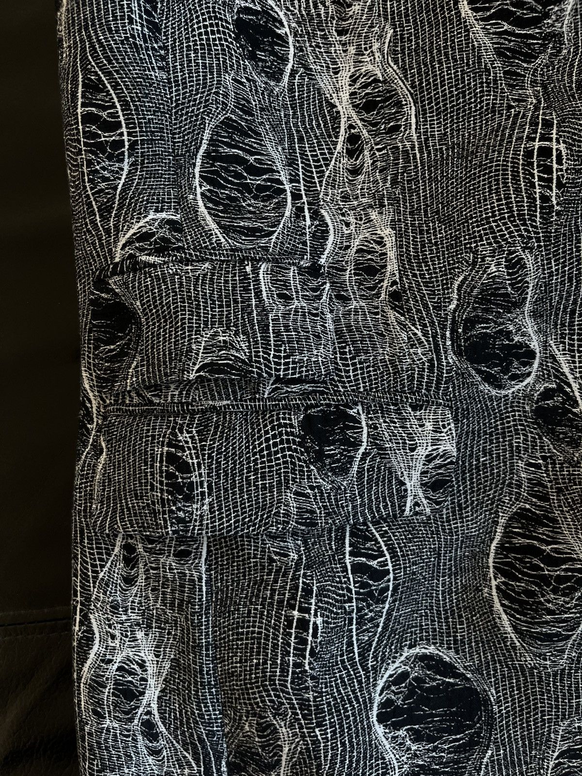 Dior Dior Homme SS17 Trompe L’oeil Spider Web Printed Suit Size 48R - 5 Thumbnail