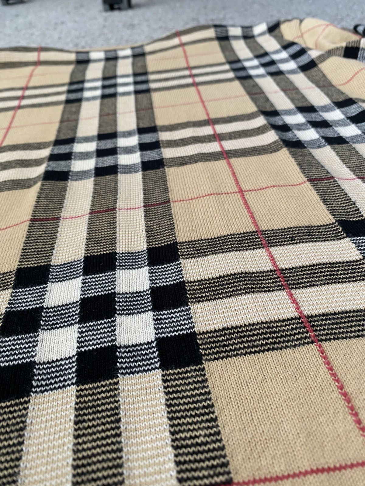 Burberry × Burberry Prorsum × Vintage Burberry London Vintage Nova Check Classic Woven Sweater y2k Size US M / EU 48-50 / 2 - 20 Thumbnail
