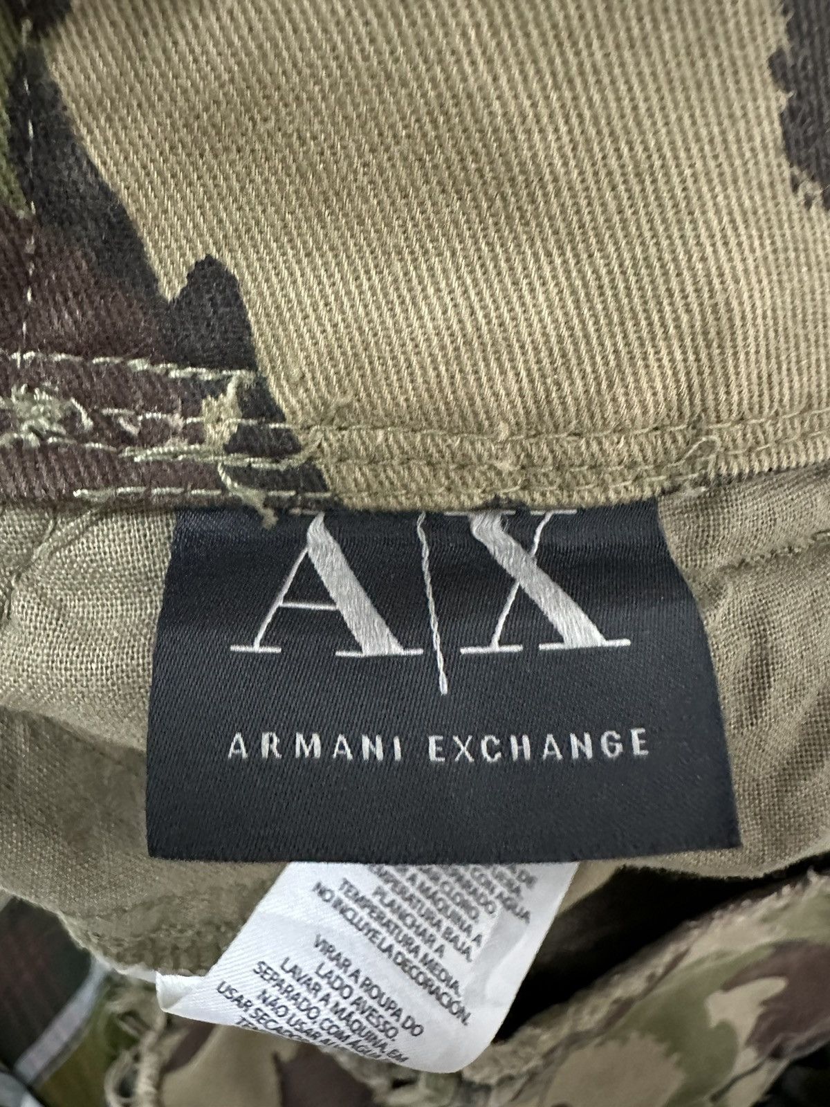 Armani Exchange Armani Exchage Short Pant Camoflage Cargo Pant Size US 31 - 9 Thumbnail