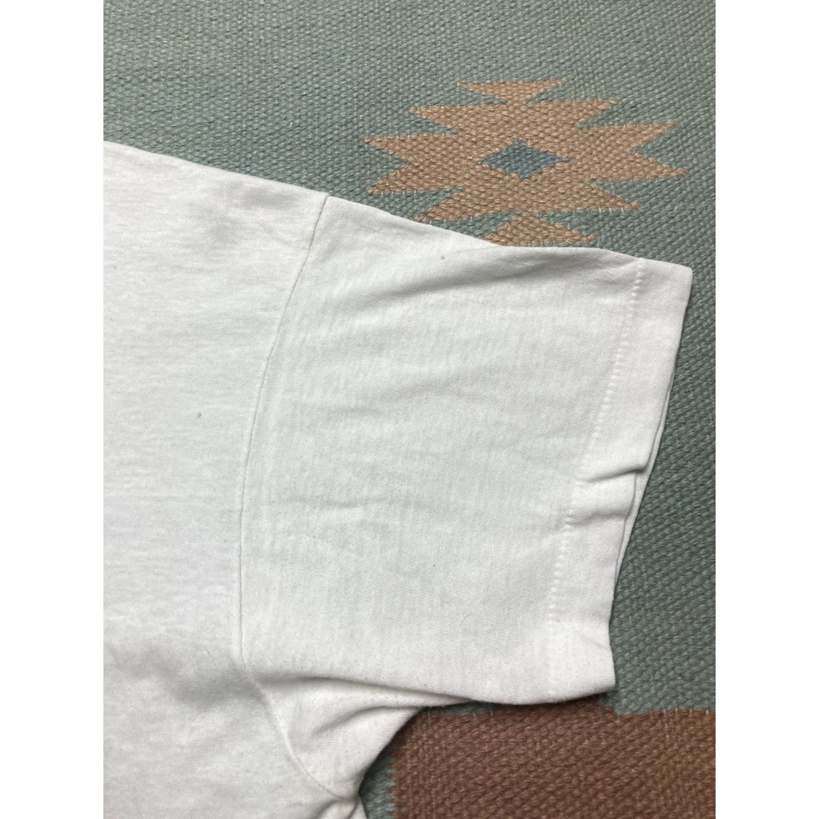 Nike VINTAGE 80s Nike Air Jordan 23 basketball jumpman cement large T-Shirt Men White Size US L / EU 52-54 / 3 - 3 Thumbnail