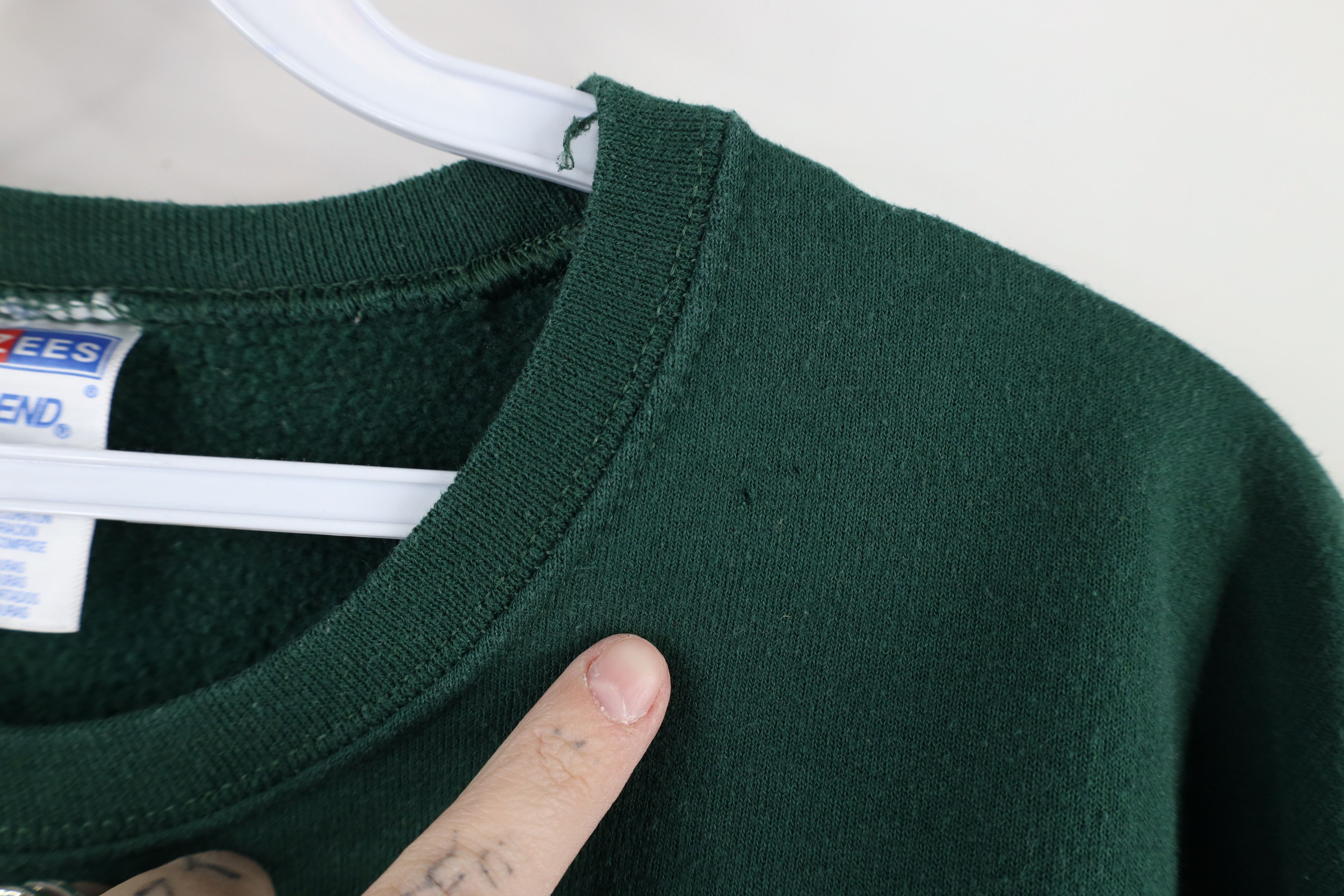 Vintage Vintage 90s Streetwear Pumpkins Crewneck Sweatshirt Green Size L / US 10 / IT 46 - 4 Thumbnail