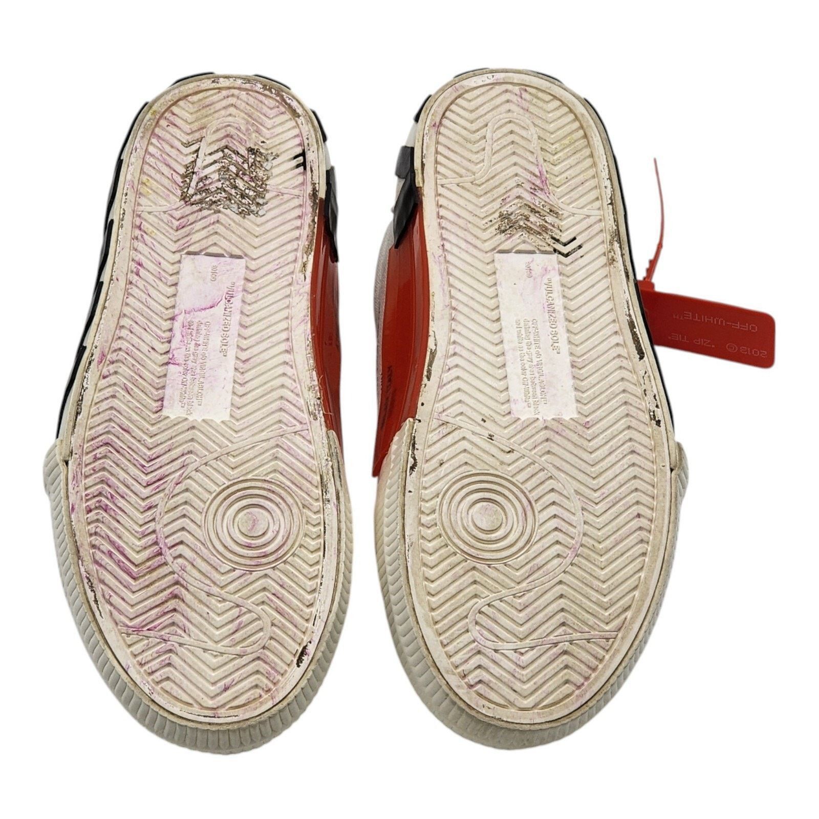 Off-White Vulc Low Canvas White Red Sneakers EU 40 US 7M 10W Size US 7 / EU 40 - 5 Thumbnail