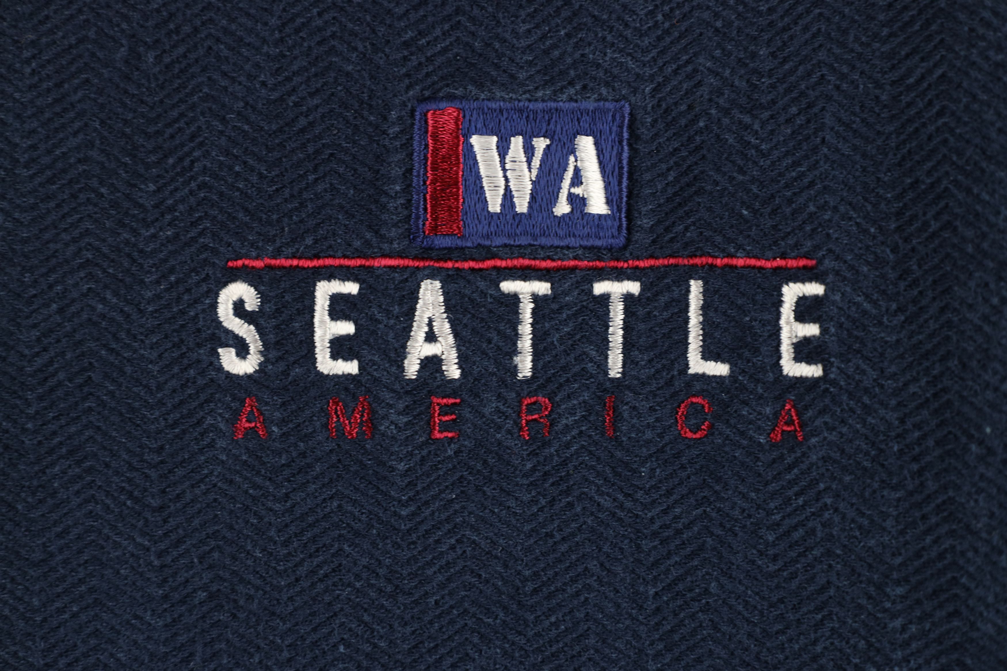 Vintage Vintage 90s Streetwear Herringbone Washington T-Shirt USA Size US M / EU 48-50 / 2 - 4 Thumbnail