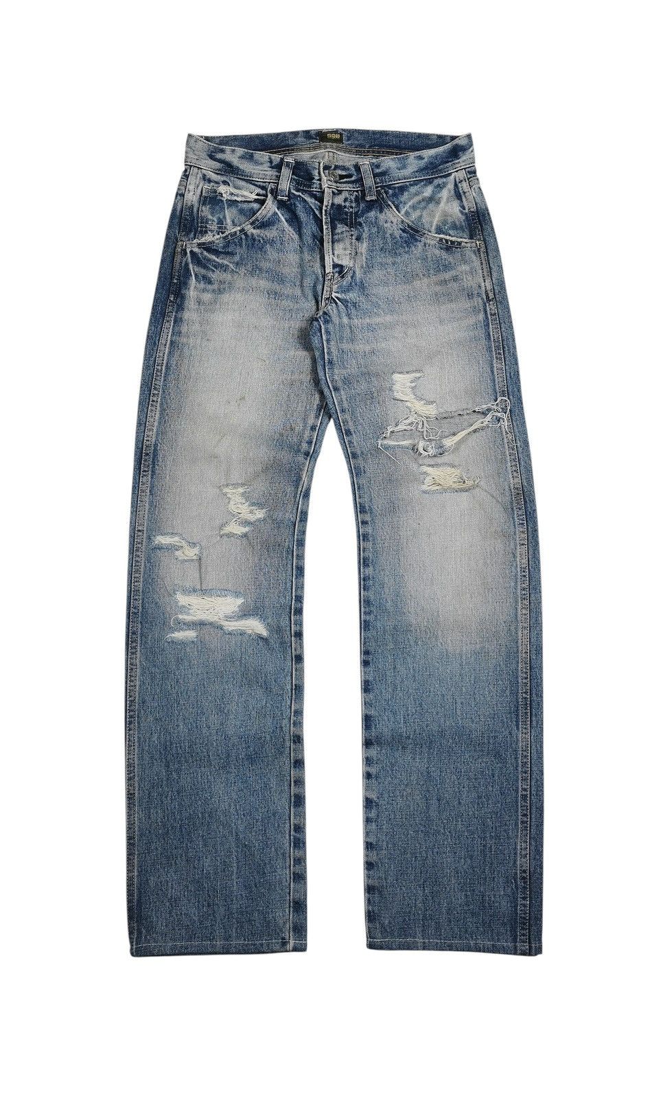 Kapital Ripped Distressed DMG Jeans Size US 28 / EU 44 - 1 Thumbnail