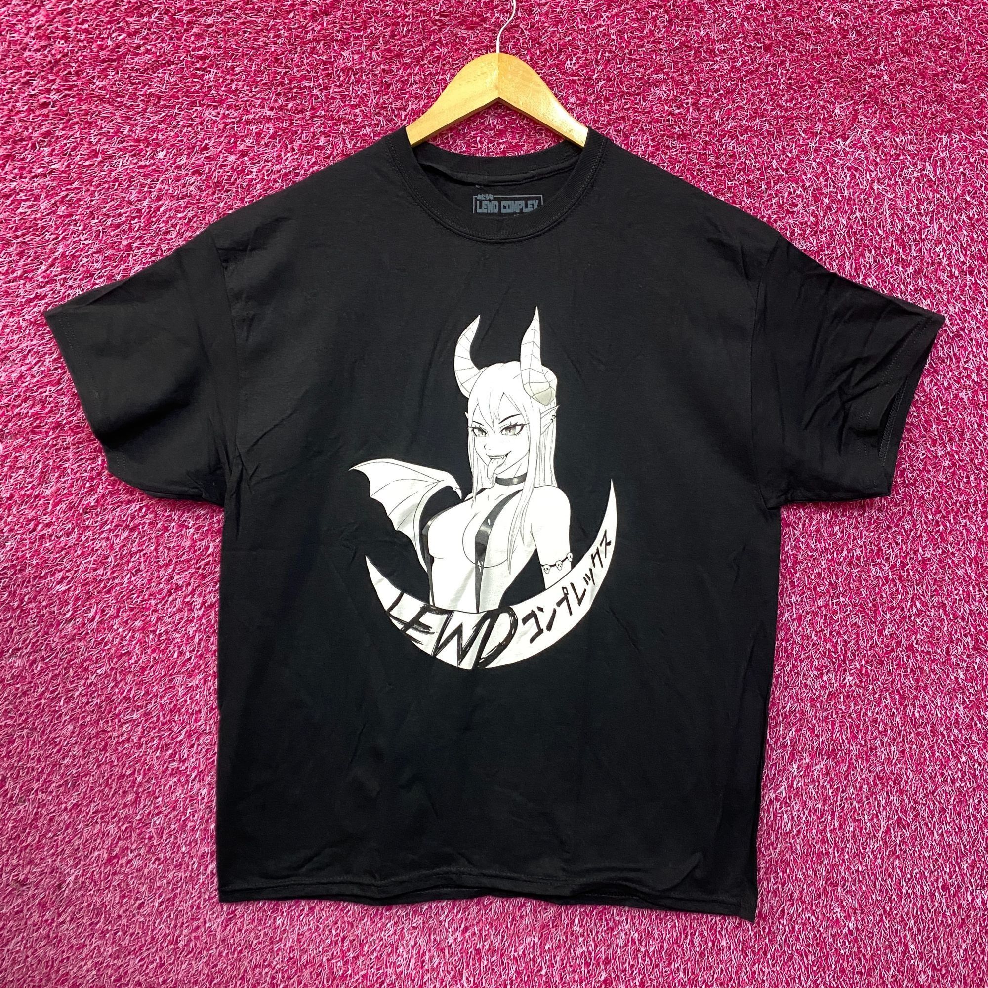 Anime Lewd Complex Lewd Vampire Succubus T-Shirt XL Size US XL / EU 56 / 4 - 1 Thumbnail