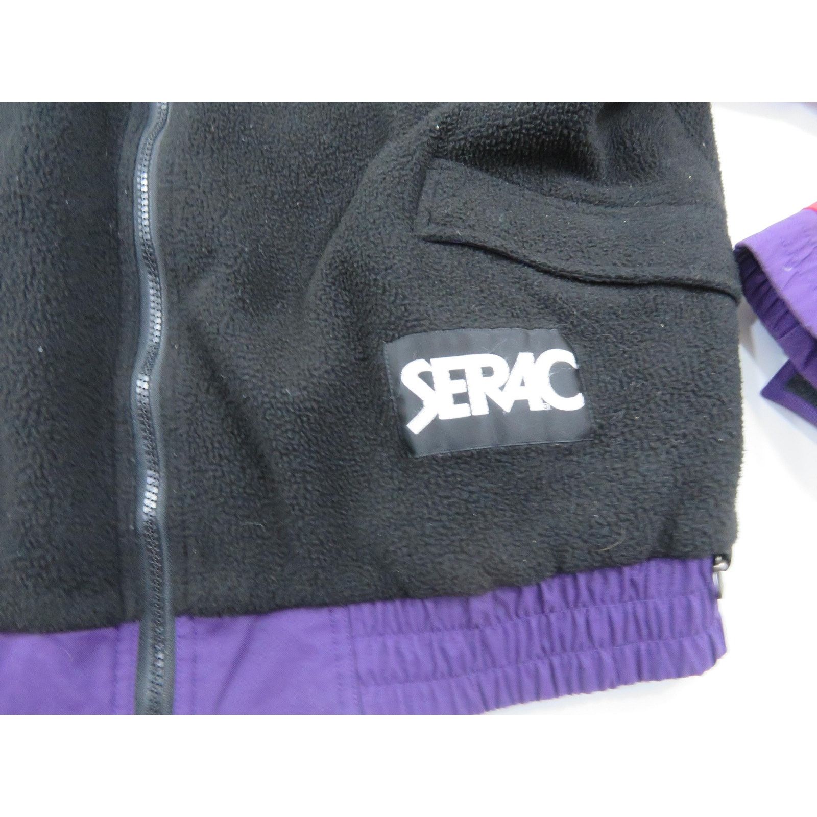 Other Serac Color Block Fleece Jacket Sz L 42 1990s Size US L / EU 52-54 / 3 - 3 Thumbnail
