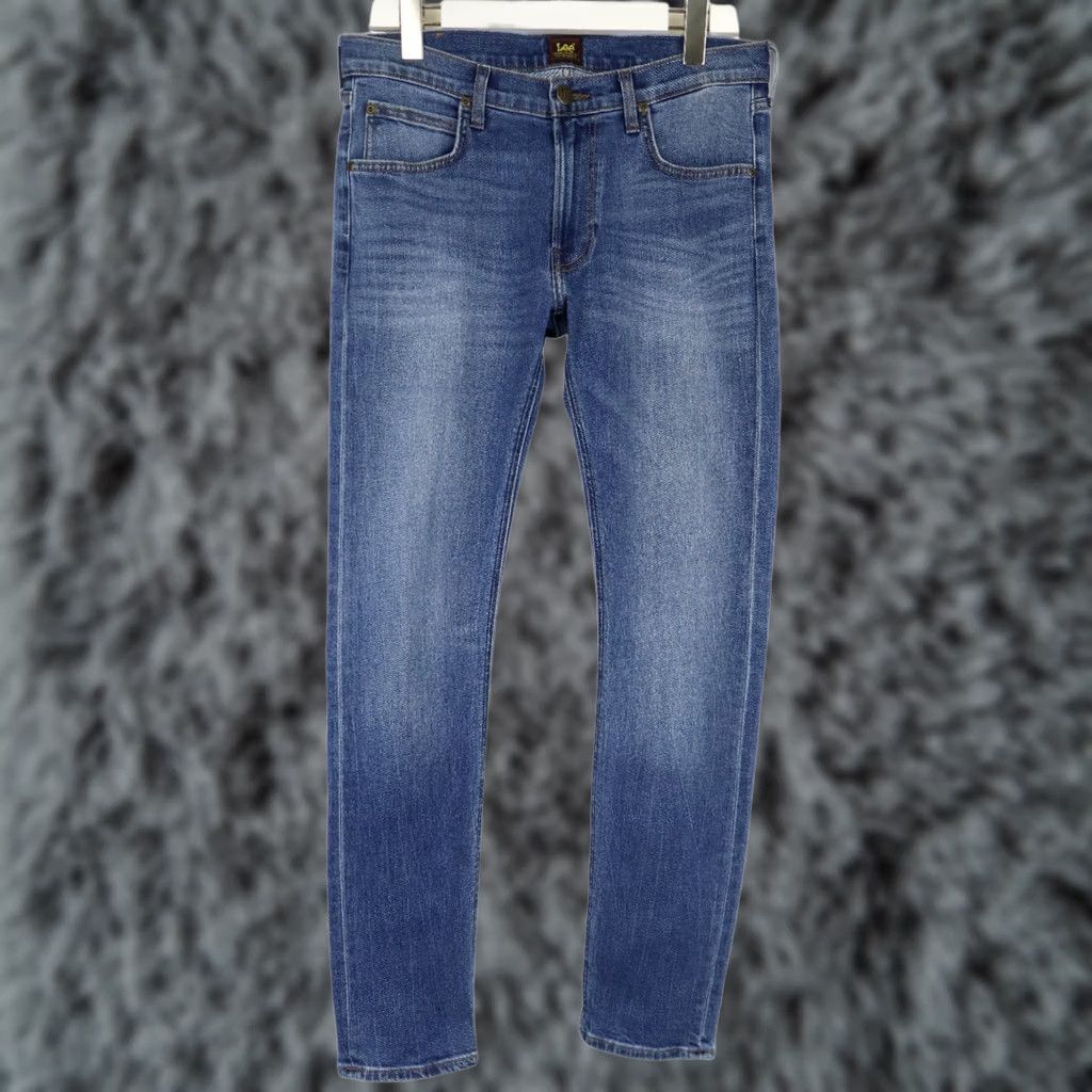 Lee LEE Luke Jeans Slim Mens W31/L32 Blue Denim Zip Fly Stretchy Size US 31 - 1 Thumbnail