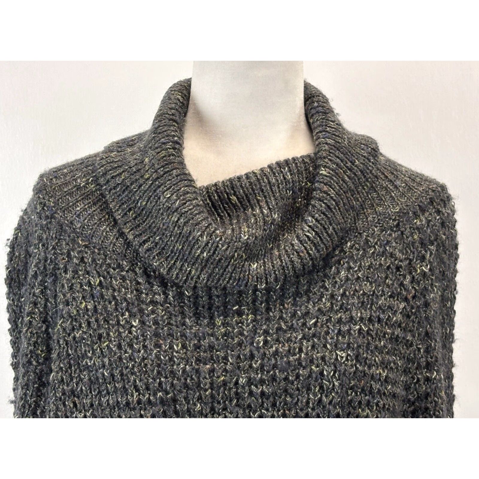 Free People Free People Dylan Tweedy Chunky Knit Confetti Sweater Grey Sz Large Women’s Size L / US 10 / IT 46 - 5 Thumbnail