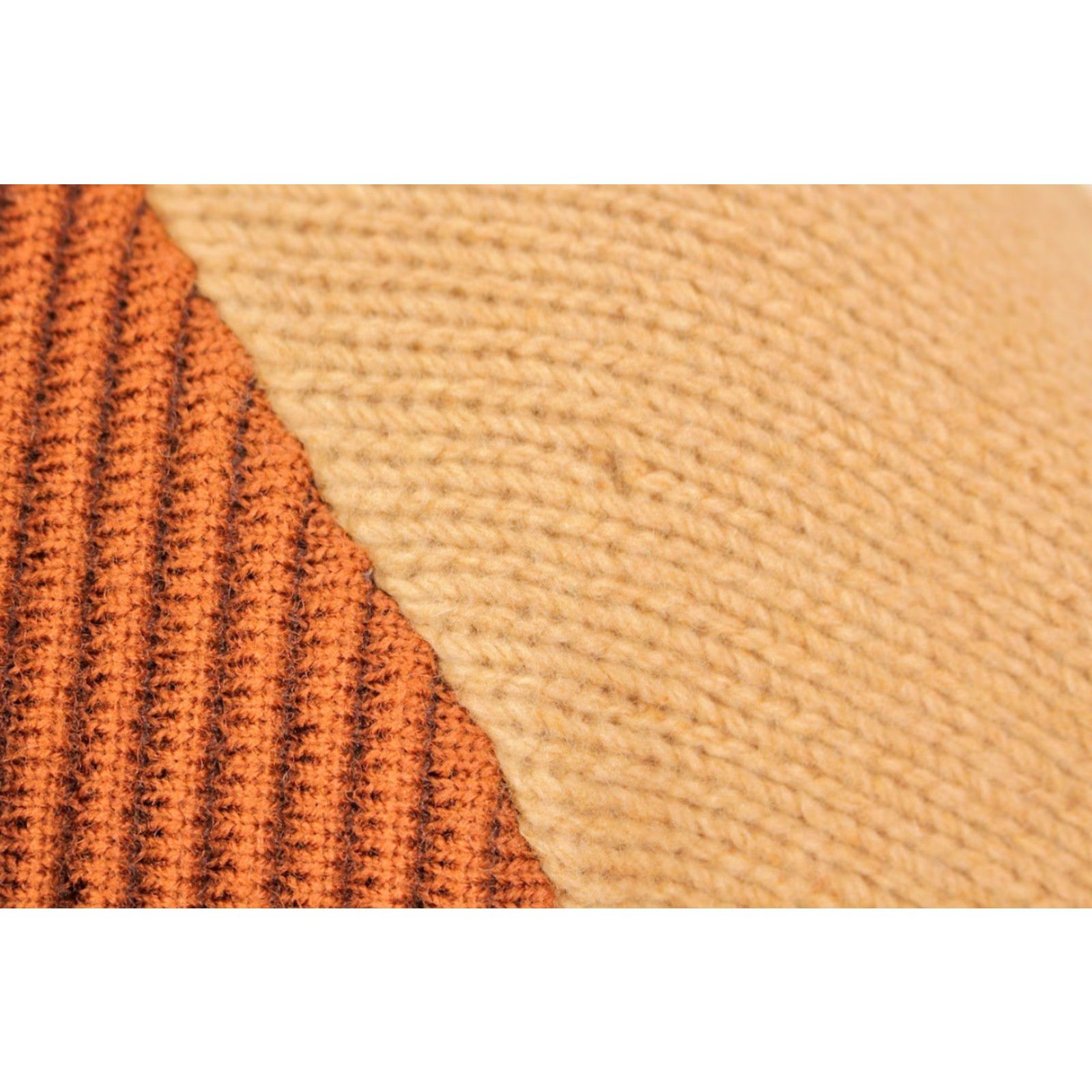Vintage VINTAGE Roth-shire Wool Cardigan 1960s 50s 60s Orange Beige Sz L Mens Knit Sweater Size US L / EU 52-54 / 3 - 7 Thumbnail