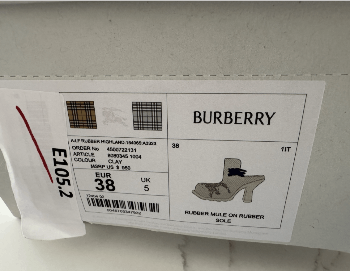 Burberry Burberry Women's Equestrian Knight Square-Toe Mules l Clay Size US 8 / IT 38 - 6 Thumbnail