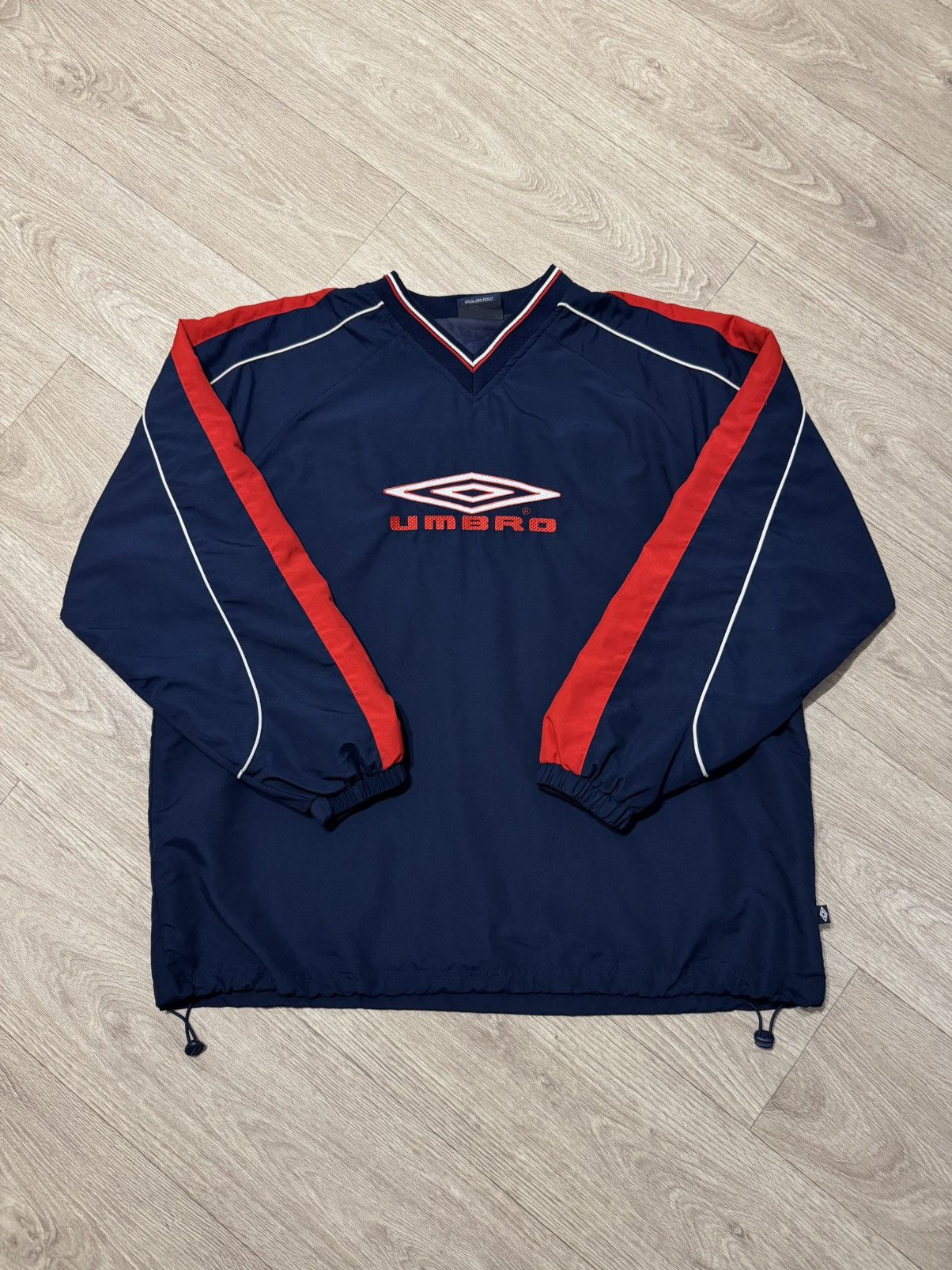 Umbro 🔷Vintage Umbro Oversized Nylon Big logo Sweatshirt 90s🔷 Size US L / EU 52-54 / 3 - 1 Thumbnail