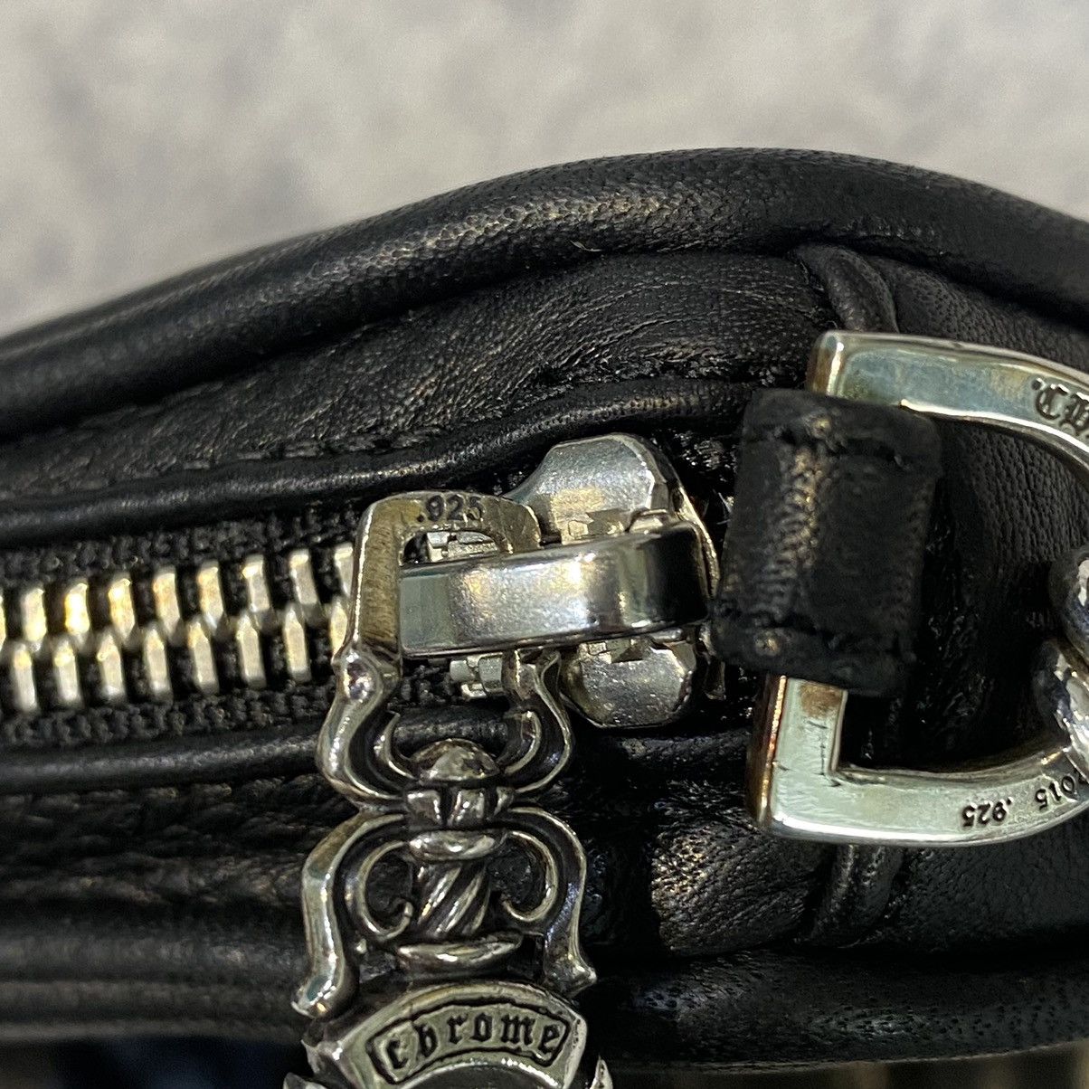 Chrome Hearts Chrome hearts PULP Cross link chain silver Medium bag black Size ONE SIZE - 22 Thumbnail