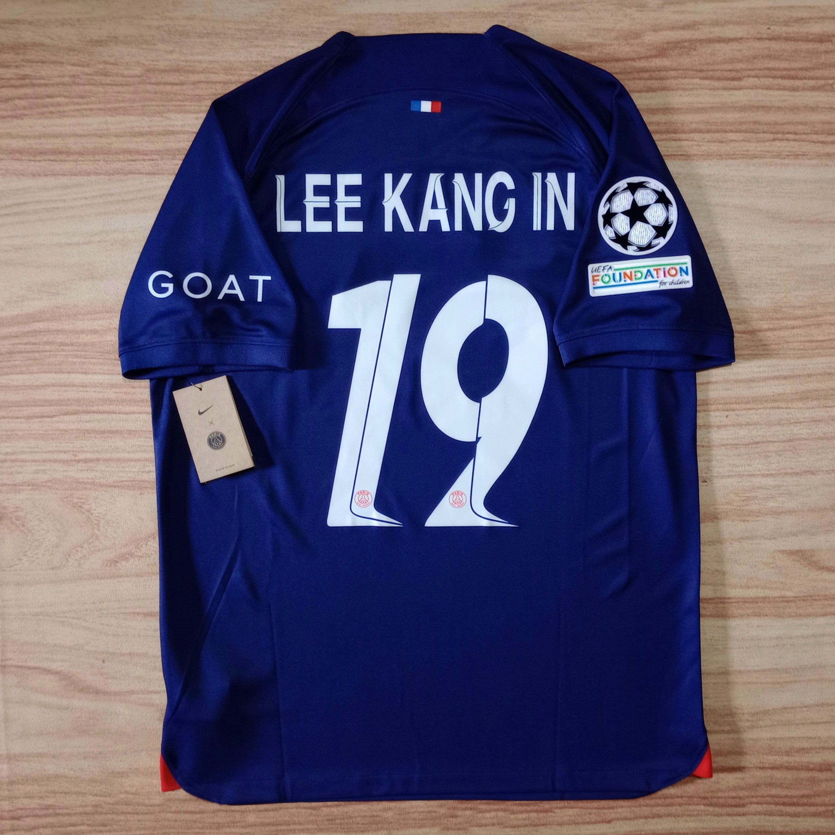 Nike Paris Saint Germain 2023-2024 Home Jersey Lee Kang In 19 Size US L / EU 52-54 / 3 - 2 Thumbnail