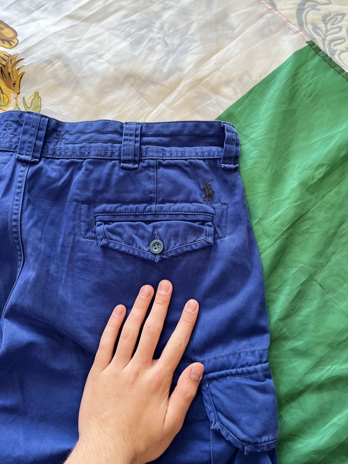 Vintage Polo by Ralph Lauren baggy shorts ✅ Size US 38 / EU 54 - 3 Thumbnail