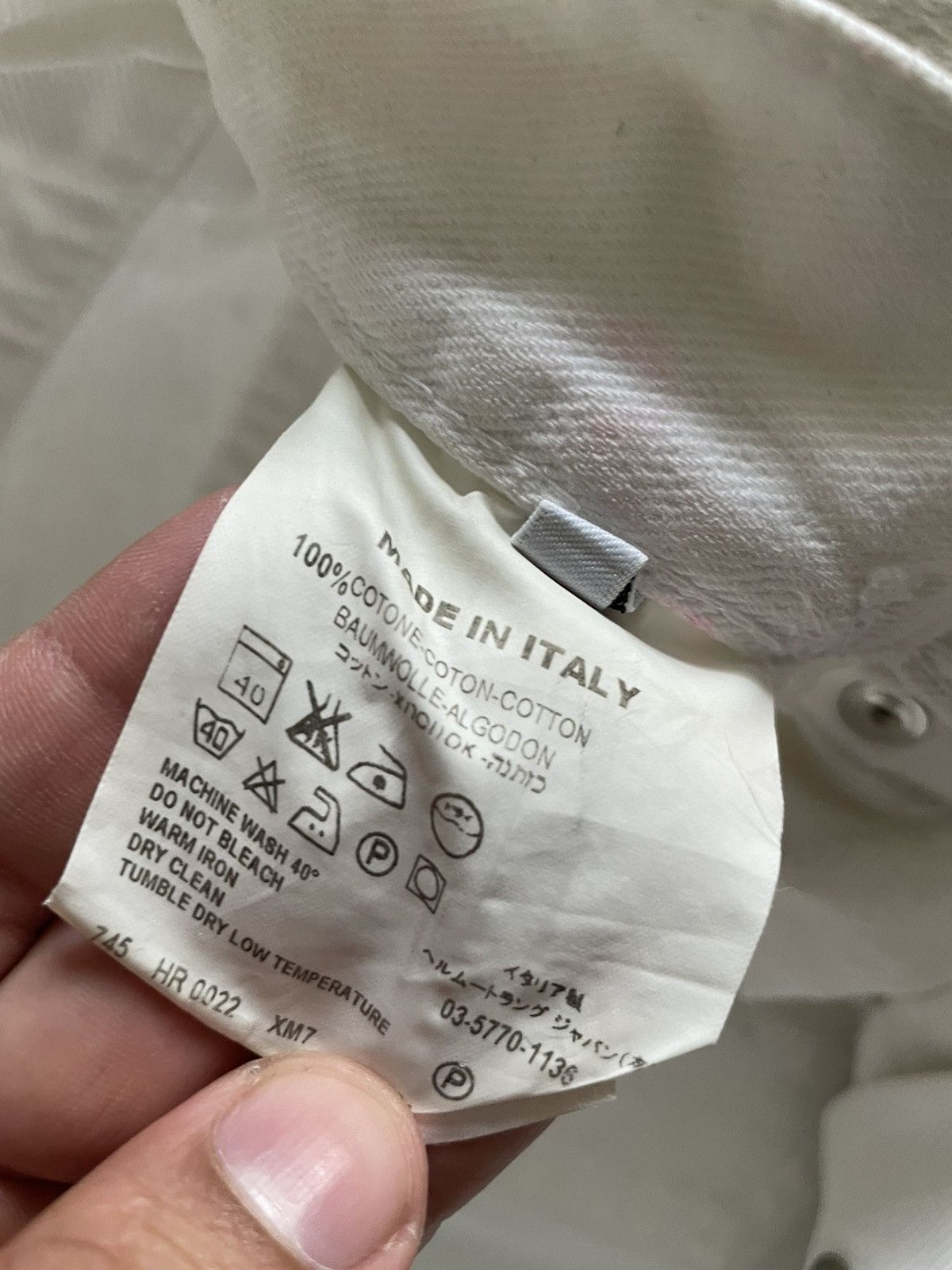 Helmut Lang Helmut Lang Vintage White Denim Size US 33 - 7 Thumbnail