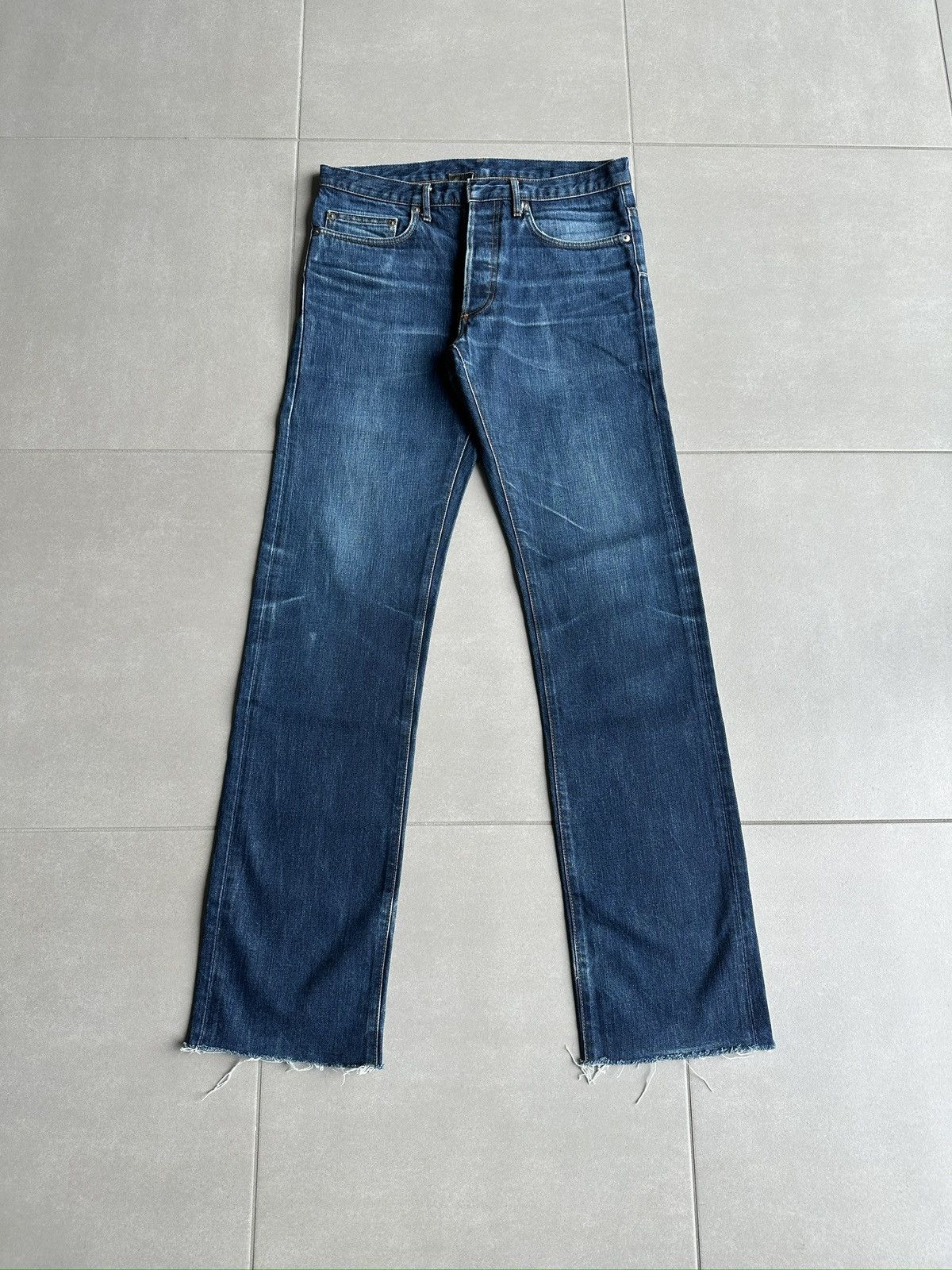 Dior × Hedi Slimane Dior Homme AW07 “Navigate” washed MIJ raw