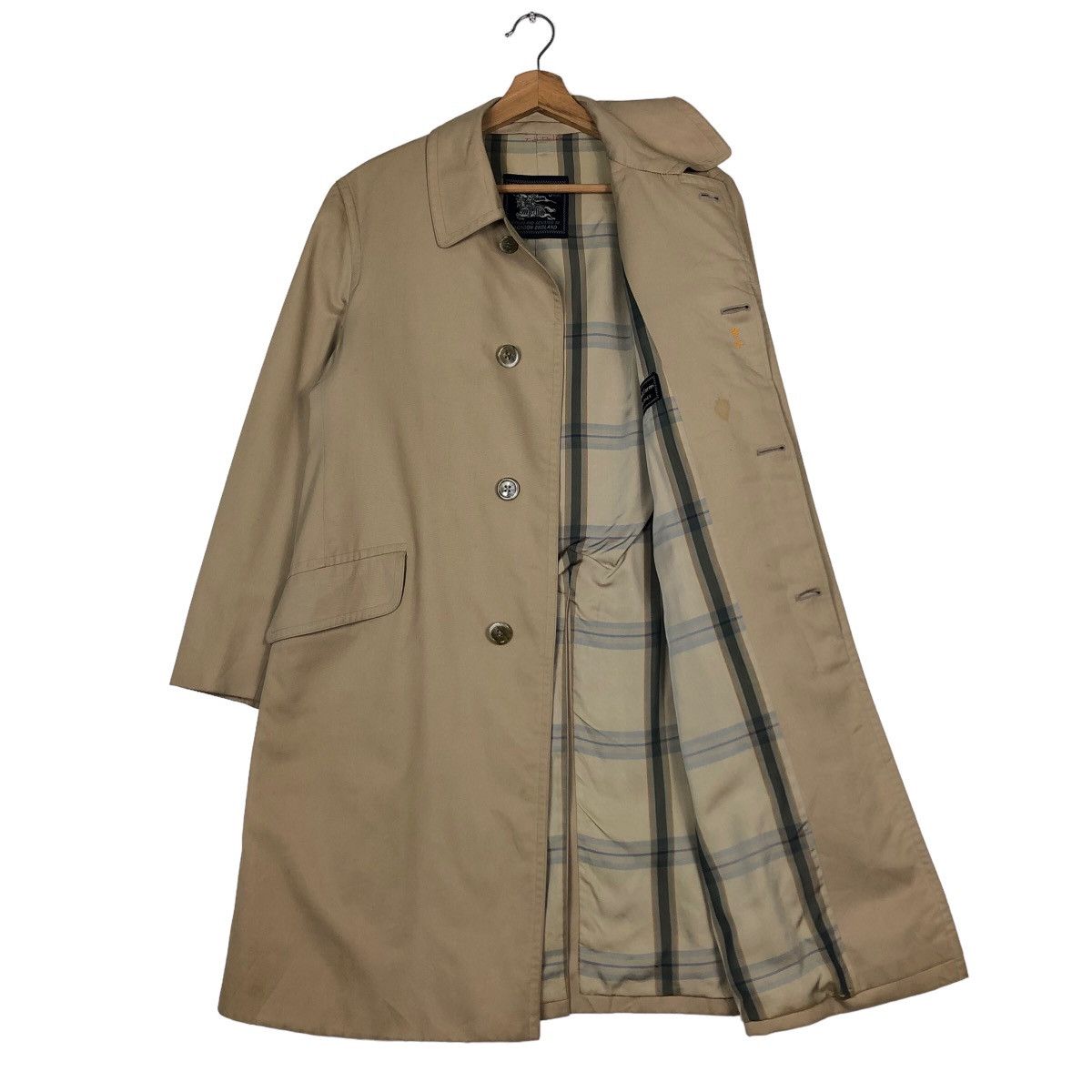Burberry 🔥Vintage Burberrys London England Long Jacket Nova Check Size US M / EU 48-50 / 2 - 11 Thumbnail