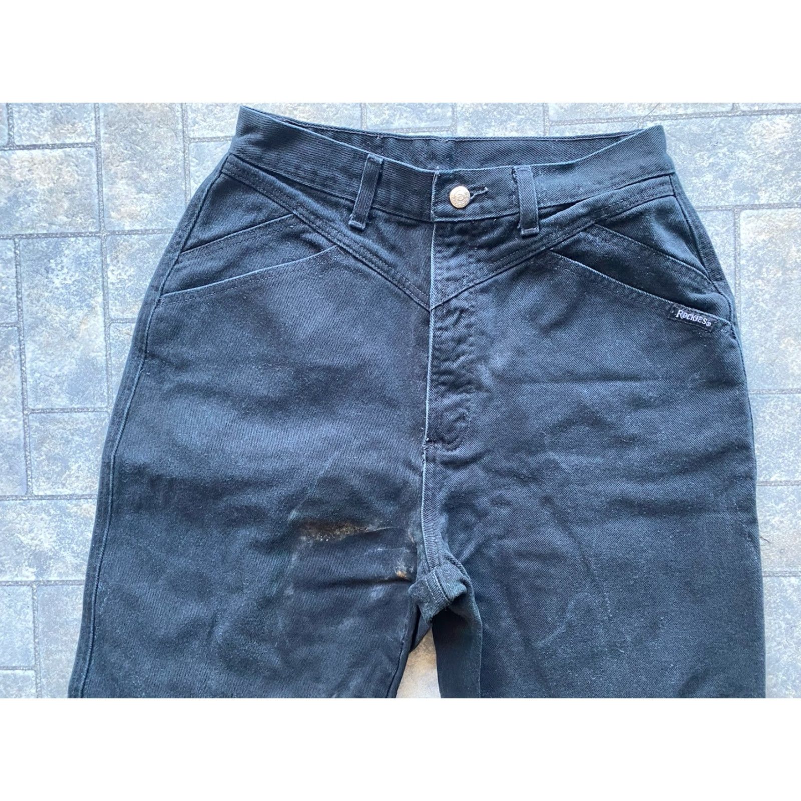 Vintage VINTAGE Rockies Jeans Women Black 13/14 Medium Pants RLR 13/14 Jeans Women Black Vintage Style Pants Size 34" / US 12 / IT 48 - 5 Thumbnail