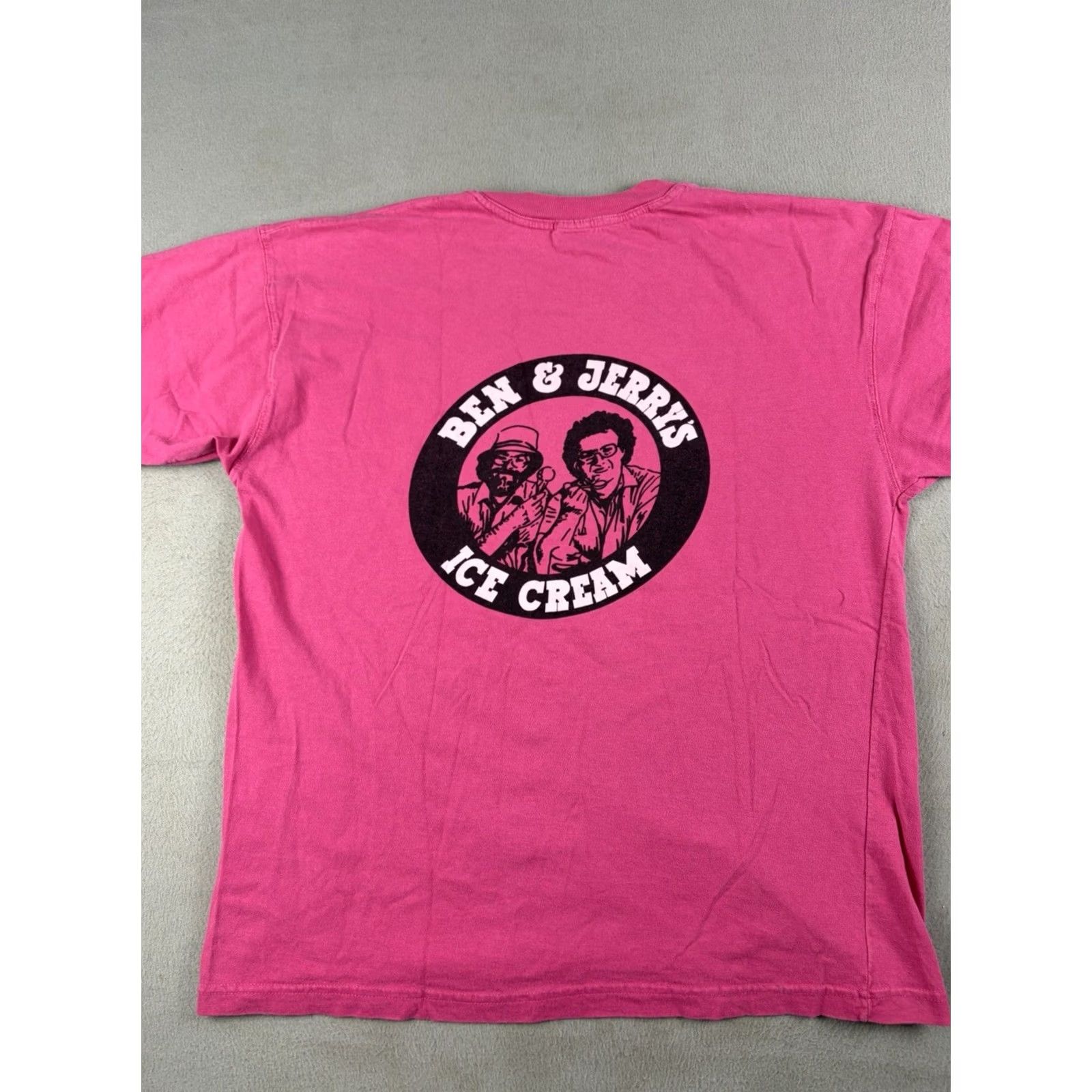 Vintage VINTAGE Ben And Jerry’s Ice Cream T Shirt XL Pink 90s Men Crew Neck Short Sleeve Graphic Print Size US XL / EU 56 / 4 - 4 Thumbnail