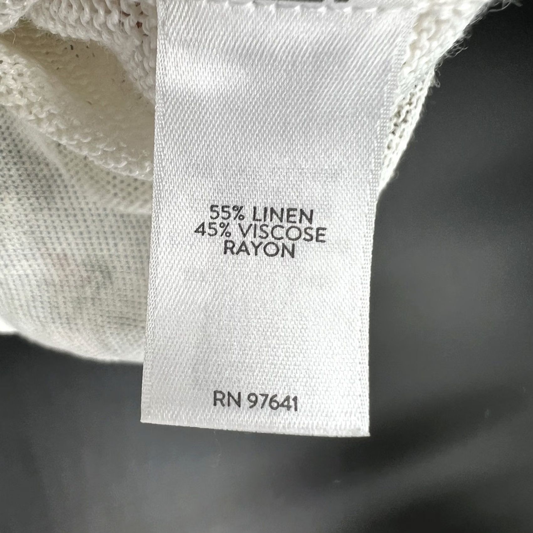 J. Jill J. Jill Knit 3/4 Sleeve Linen Blend Ivory Floral Tunic Sweater Side Slits Large Size L / US 10 / IT 46 - 7 Thumbnail