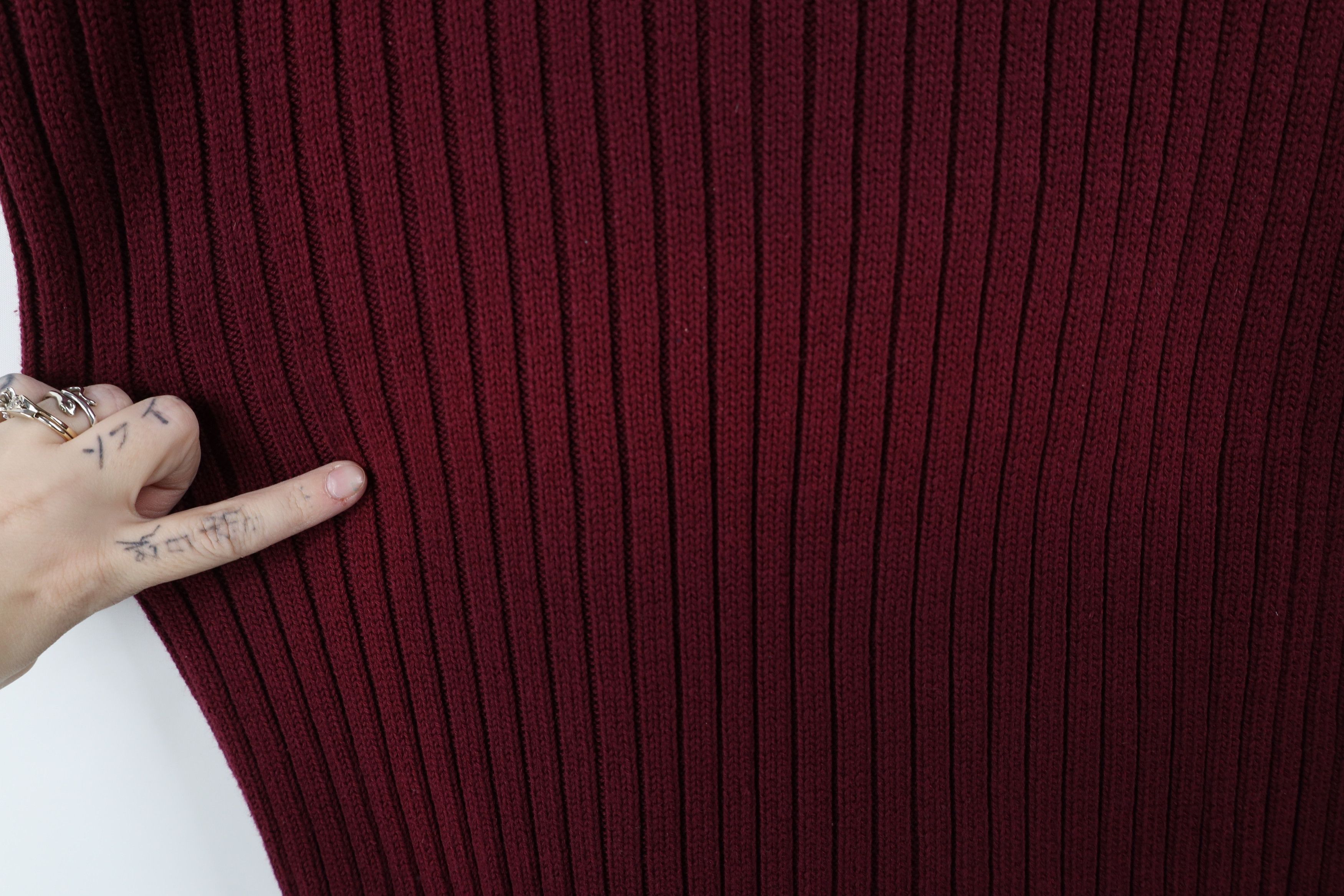 Vintage Vintage 90s Streetwear Chunky Ribbed Knit Turtleneck Sweater Size US XL / EU 56 / 4 - 5 Thumbnail