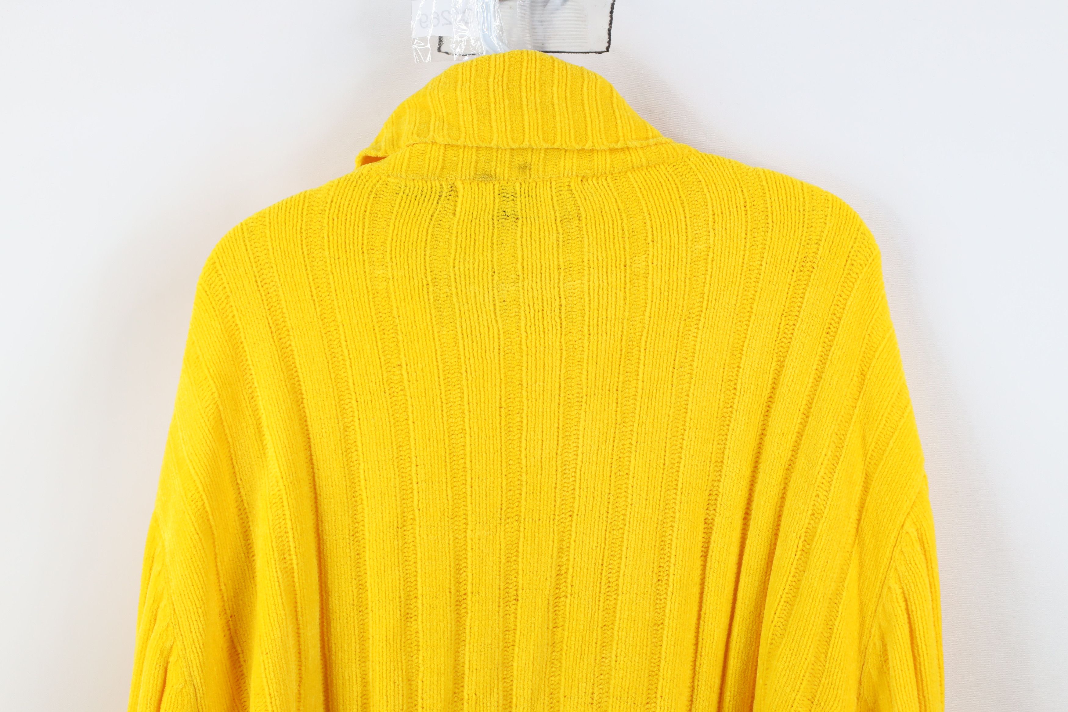 Vintage Vintage 90s Y2K Streetwear Ribbed Knit Turtleneck Sweater Size US M / EU 48-50 / 2 - 13 Thumbnail