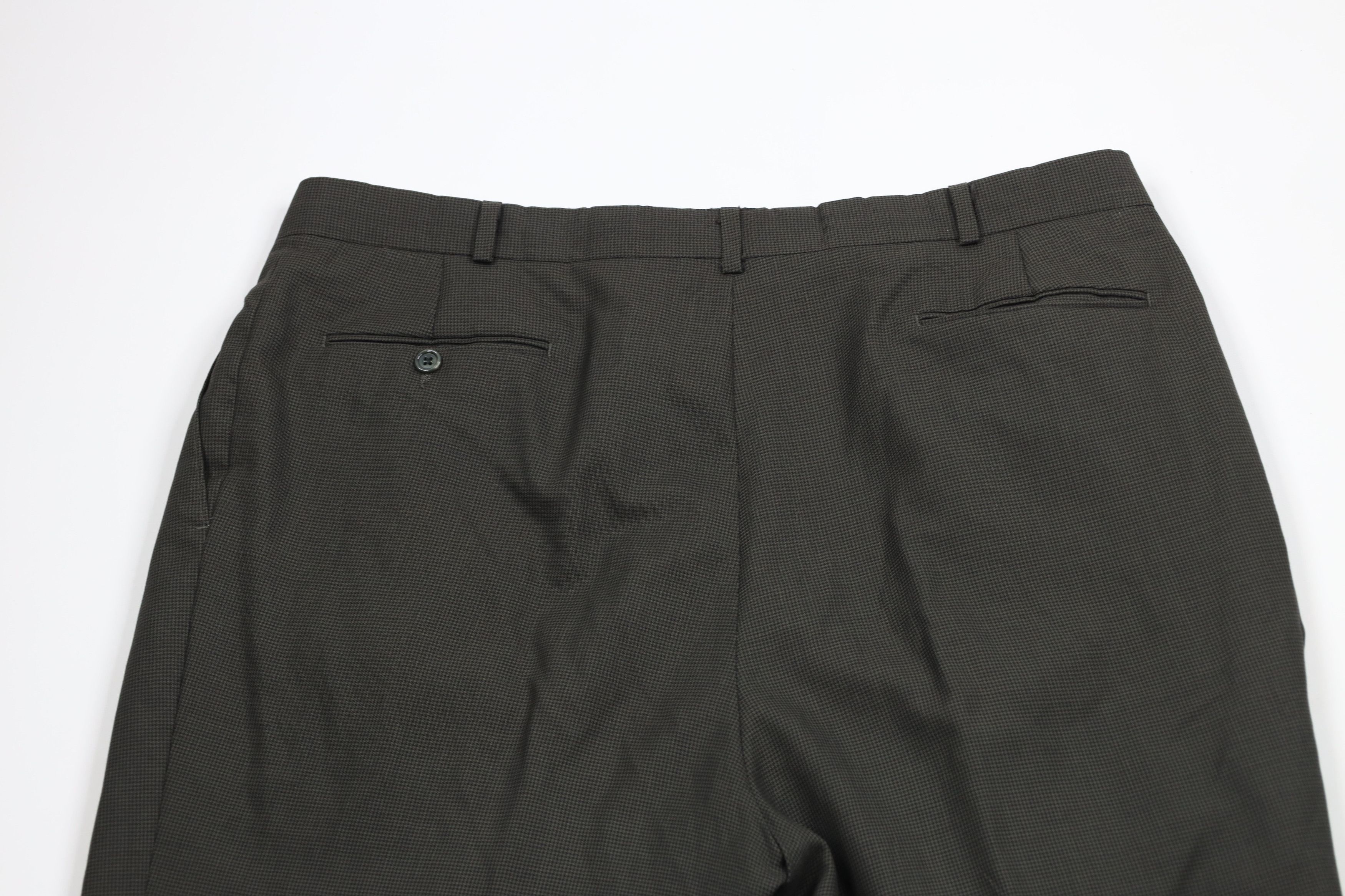 Vintage Vintage 90s Streetwear Houndstooth Wide Leg Chino Pants Size US 38 / EU 54 - 10 Thumbnail