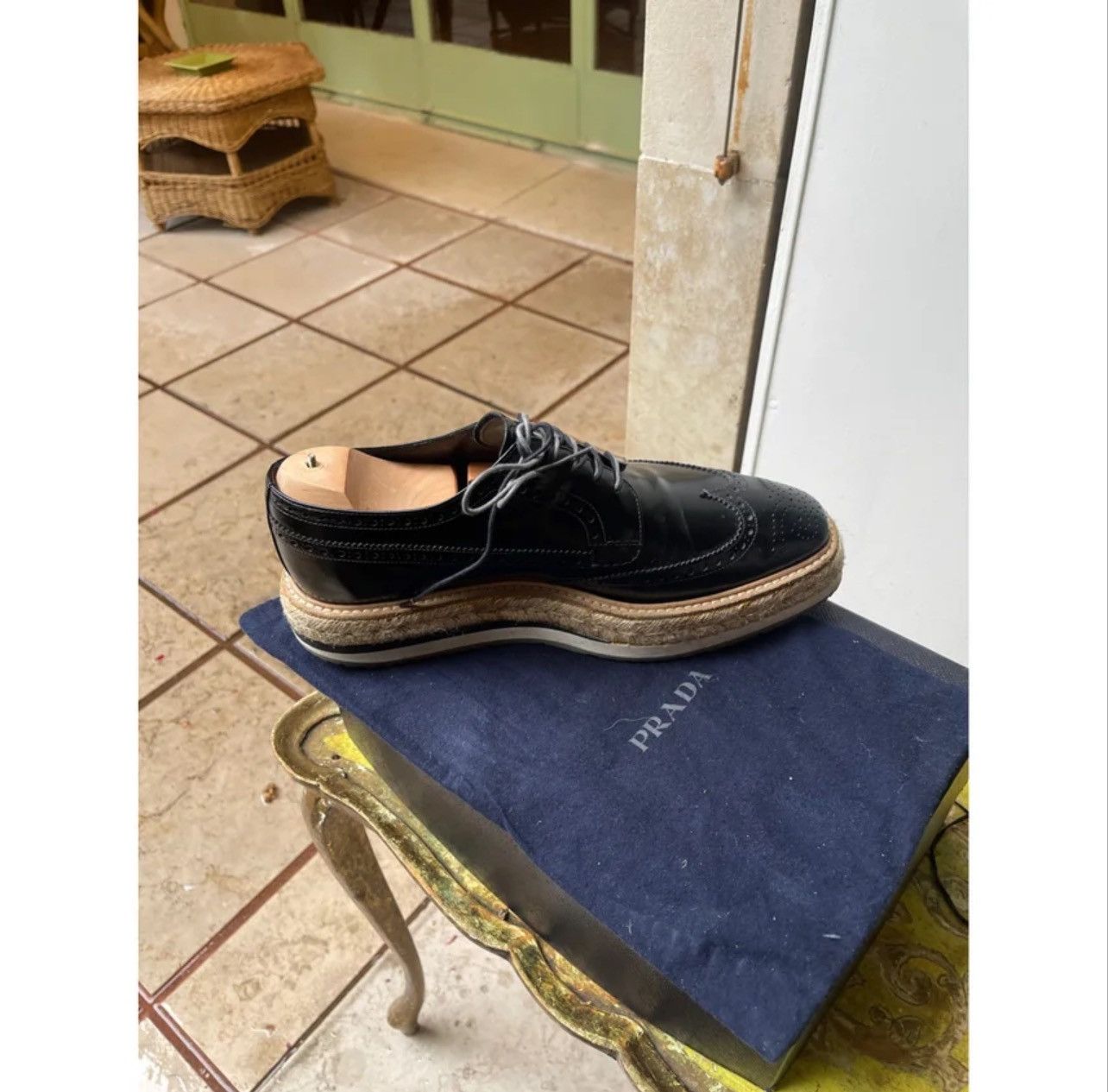 Prada Prada derbies leather and rope plate form Size US 8 / EU 41 - 5 Thumbnail